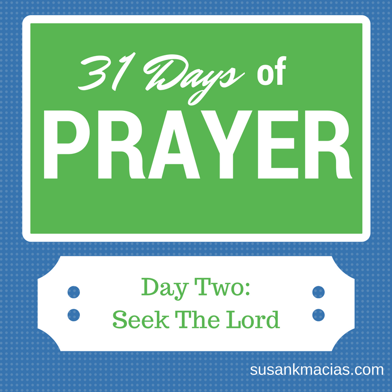 Pray In 2017- Day 2: Seeking the Lord
