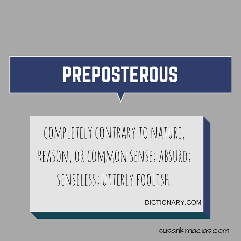 Preposterous Prayer
