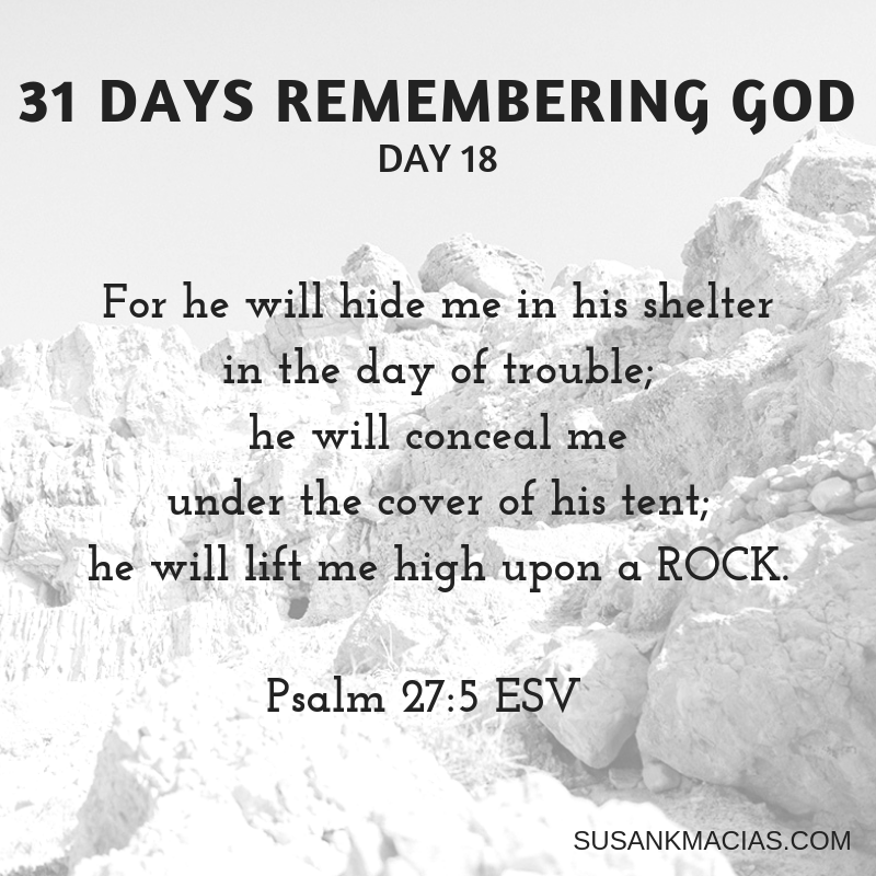 Day 18: REMEMBERING God Helps in Trouble