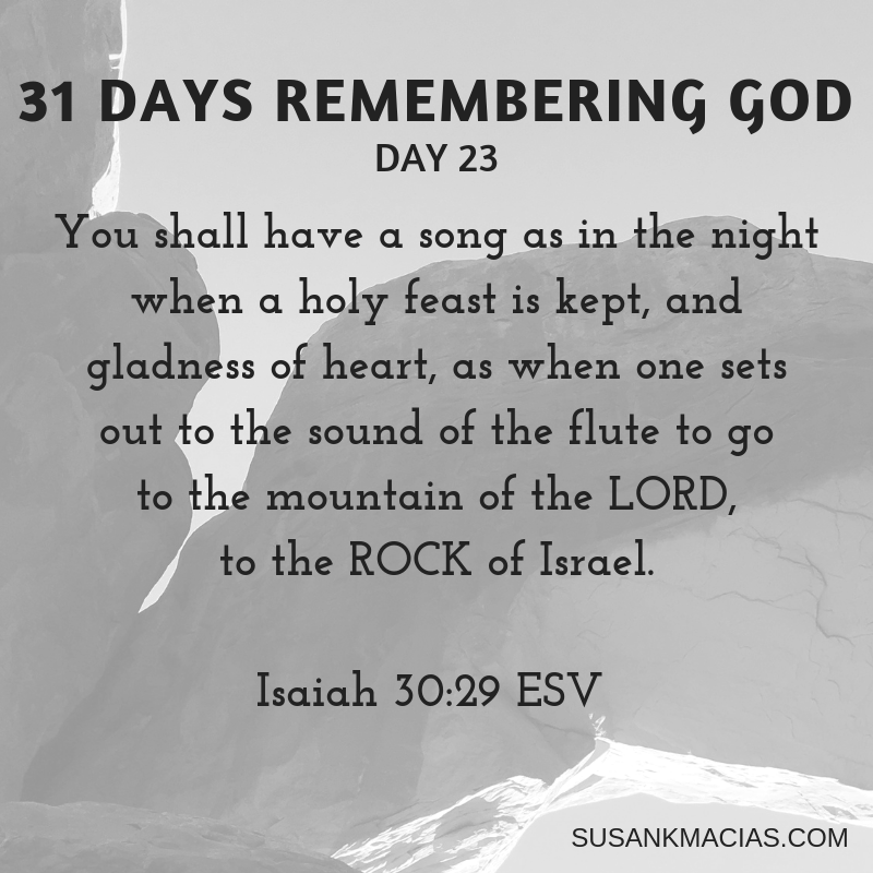 Day 23: REMEMBERING God In The Night