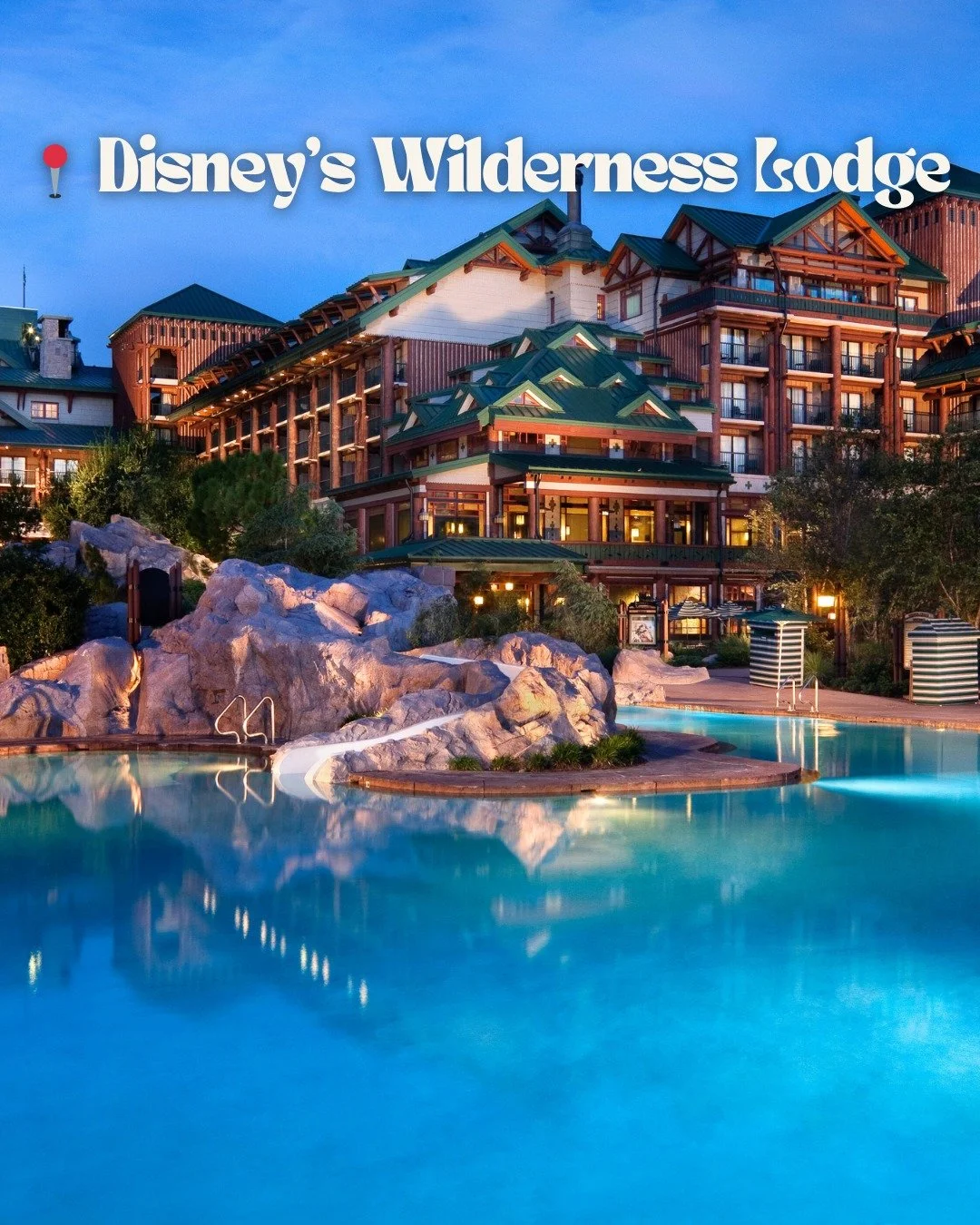📍Disney&rsquo;s Wilderness Lodge
Escape to the great outdoors&mdash;without ever leaving Walt Disney World. 🌲✨

Inspired by the majestic national park lodges of the Pacific Northwest, this rustic-yet-refined resort surrounds you with towering pines