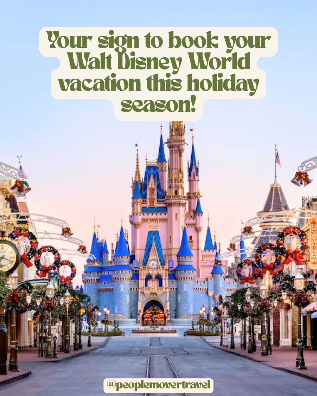 🎄✨ Give the gift of Disney magic this holiday season! ✨🏰

Whether you&rsquo;re dreaming of a last-minute holiday getaway or planning ahead for your 2026 Walt Disney World vacation, now is the perfect time to start!

When you book with People Mover 