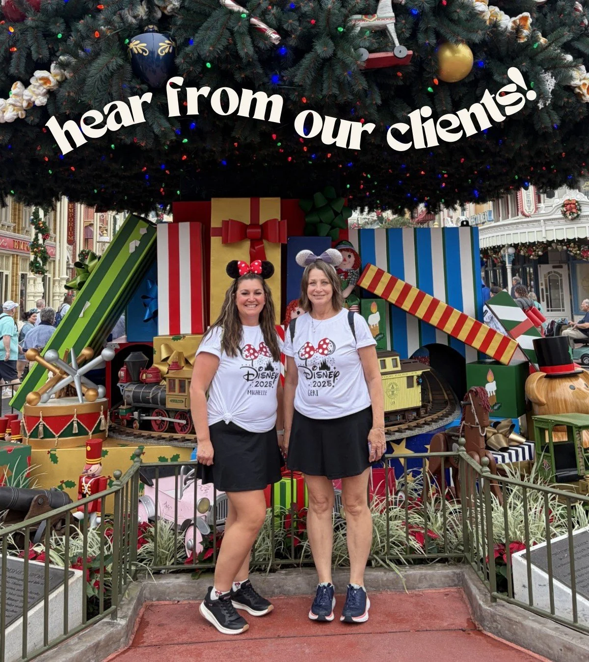 Helping our clients plan unforgettable Disney vacations never gets old. ✨

Michelle and her mom spent 10 magical days at Disney's All-Star Movies Resort this past November, enjoying all the fun that Walt Disney World Resort has to offer&mdash;from th