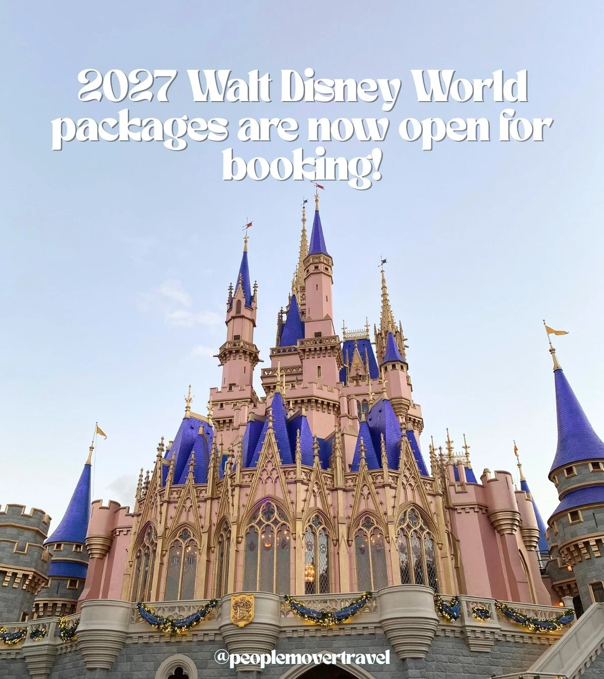 🚨 BIG Walt Disney World news&hellip; 2027 vacations are officially open for booking! 🏰✨

That means you can now lock in your Walt Disney World Resort vacation for travel through October 31, 2027.

If Disney is on your future plans, now is the time 