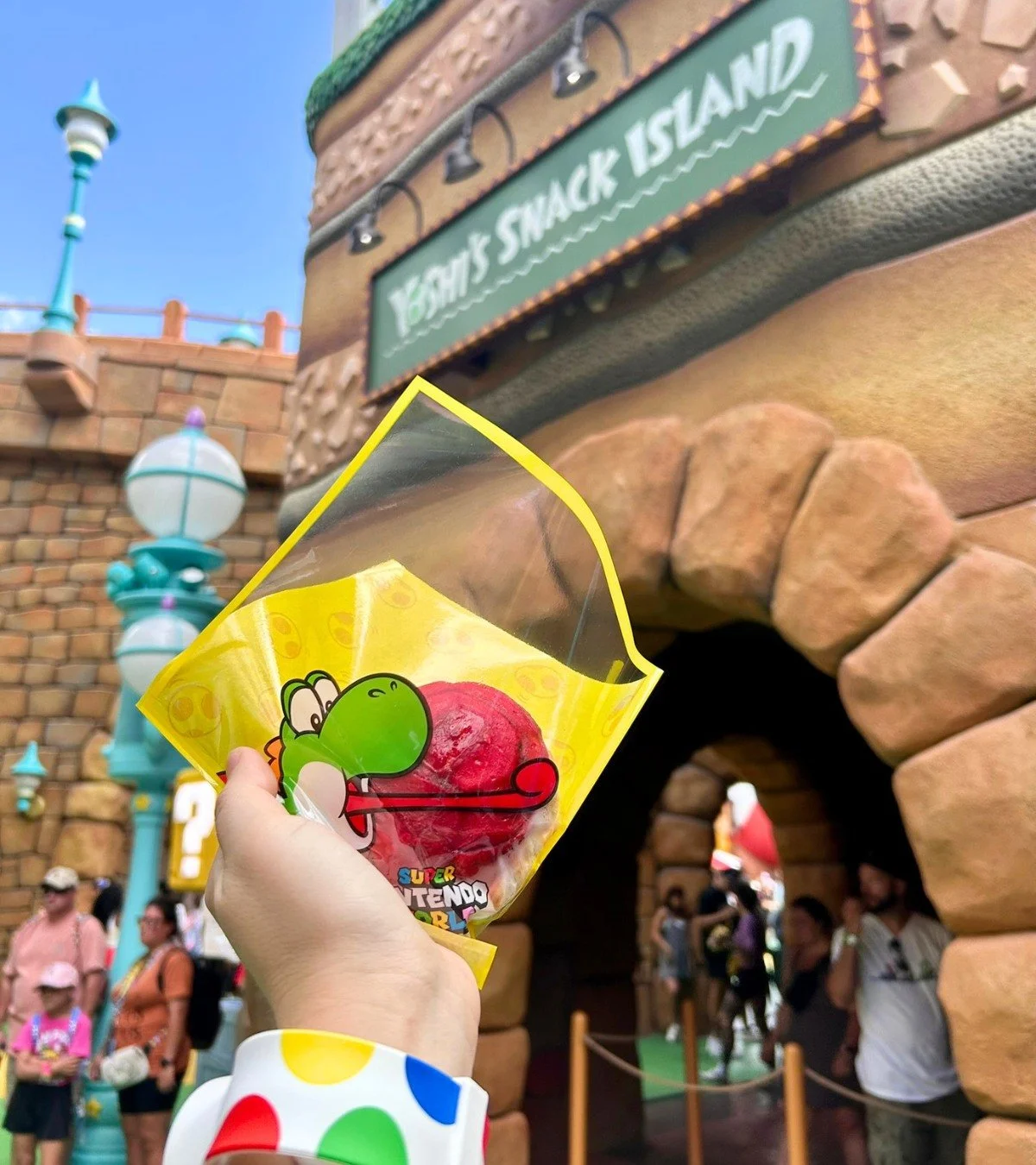 Next stop: Yoshi&rsquo;s Snack Island 🍄✨

Over in Super Nintendo World at Universal Epic Universe, the snacks are just as fun as the attractions&mdash;and this Red Koopa Troopa Calzone is proof.

Shaped like the iconic shell and packed with flavor, 