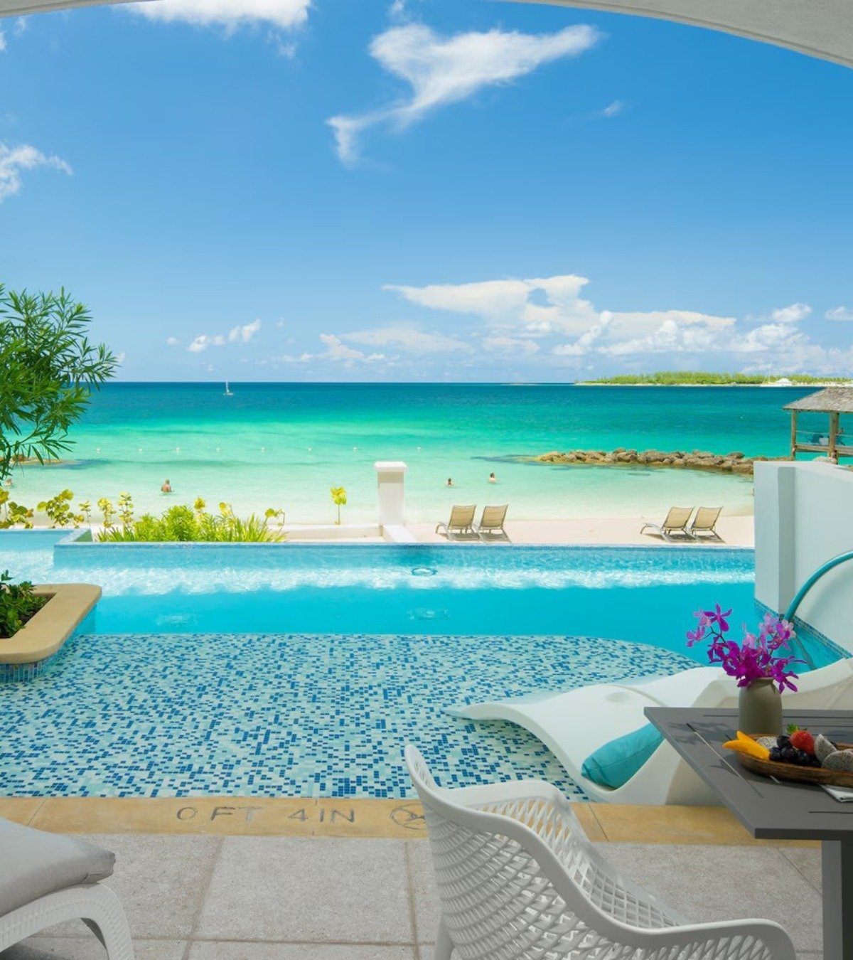 Imagine waking up to this view. 🌴☀️

Coffee in hand, the sound of the water just outside your room, and nowhere to be except vacation mode.

These swim-up suites at Sandals Royal Bahamian are the kind of stay that make you want to slow down and full