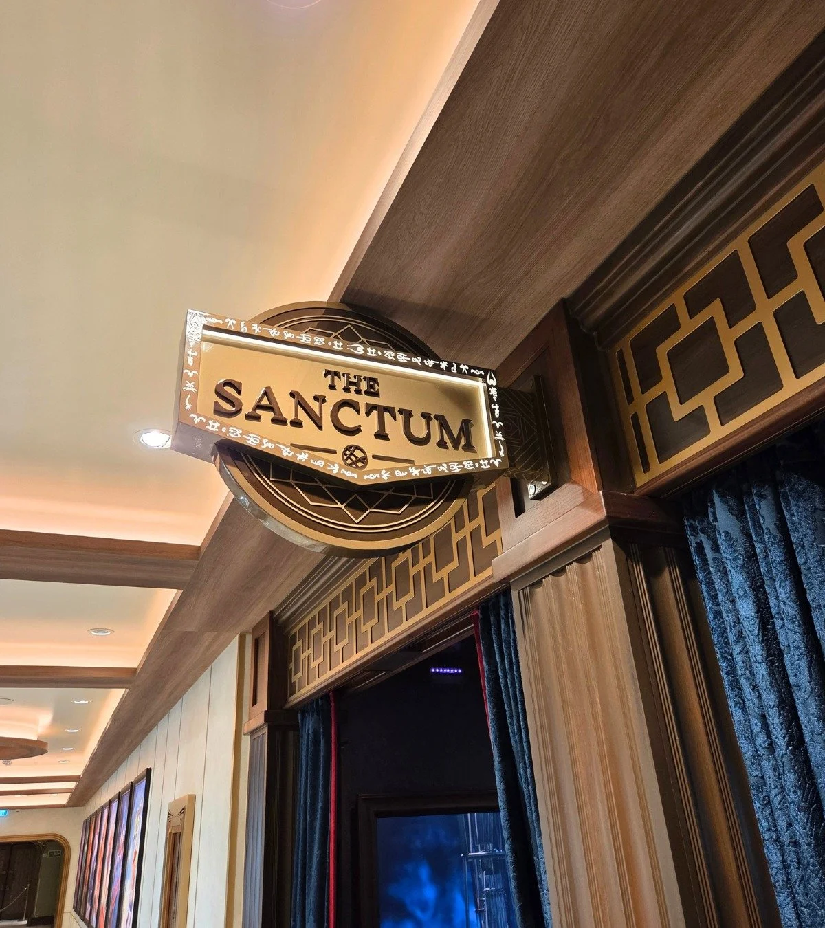 Step into the mystic arts aboard the Disney Destiny. 🔮✨

Inspired by Doctor Strange, The Sanctum is one of the most unique lounges ever created for Disney Cruise Line&mdash;filled with mystical details, hidden artifacts, spellbinding cocktails, coff