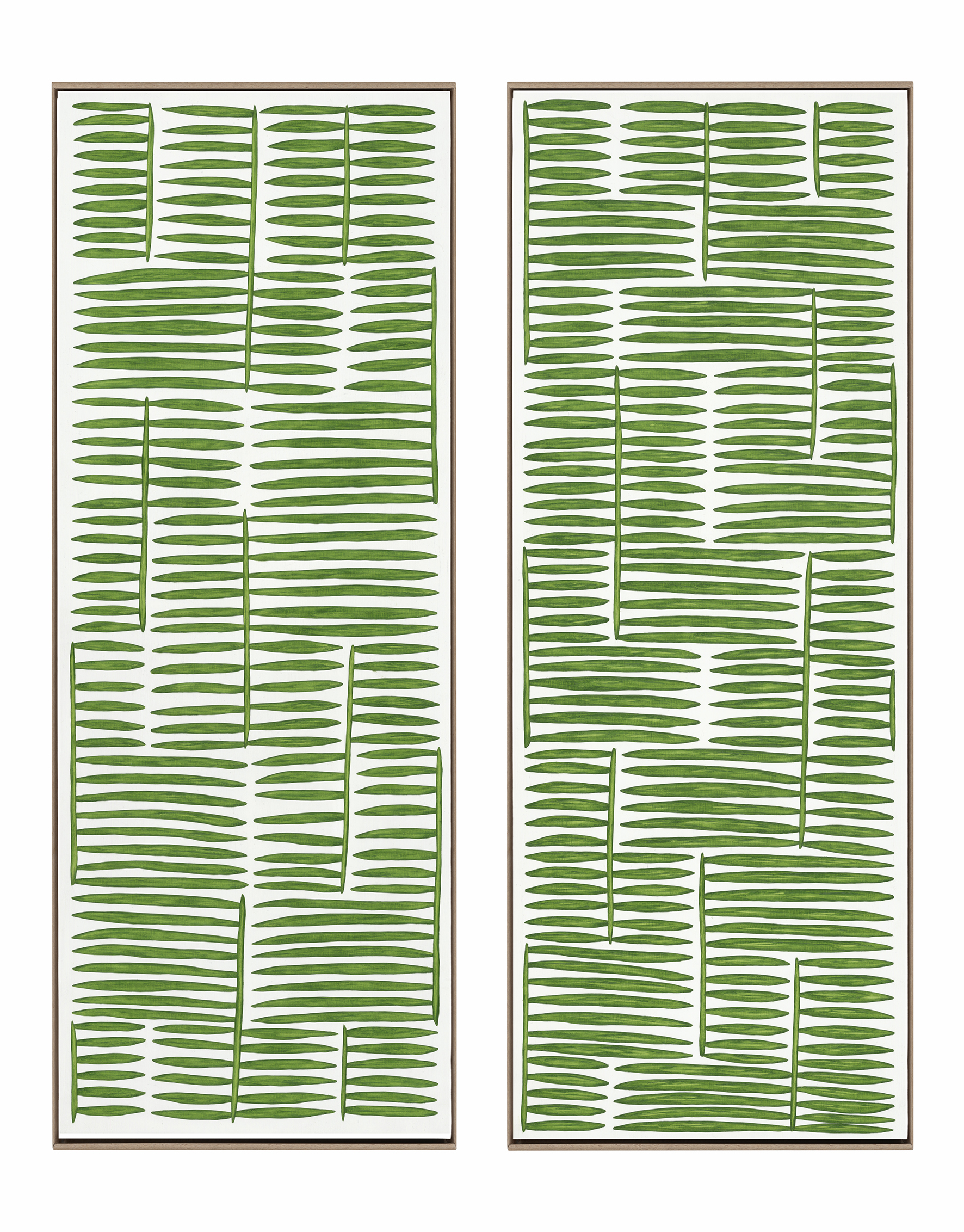 Title: Incrementum Diptych