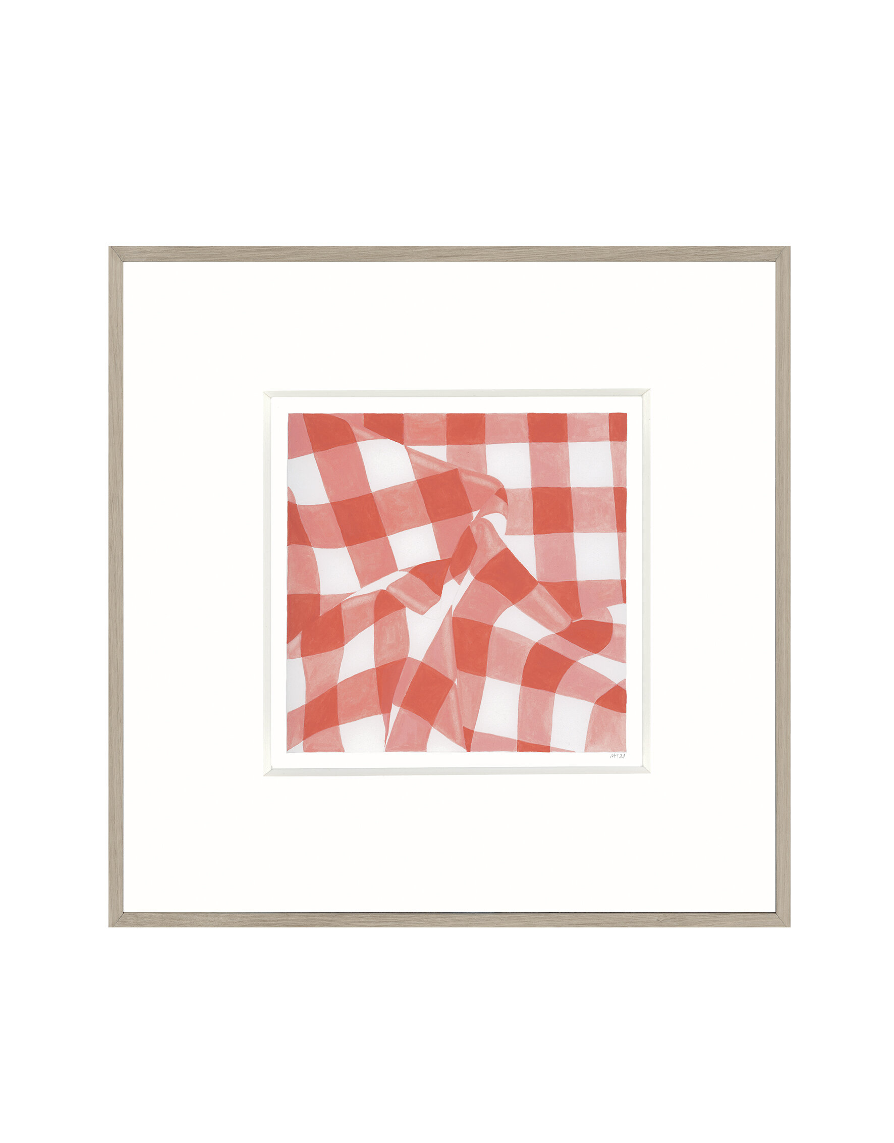 Title: Creased Gingham