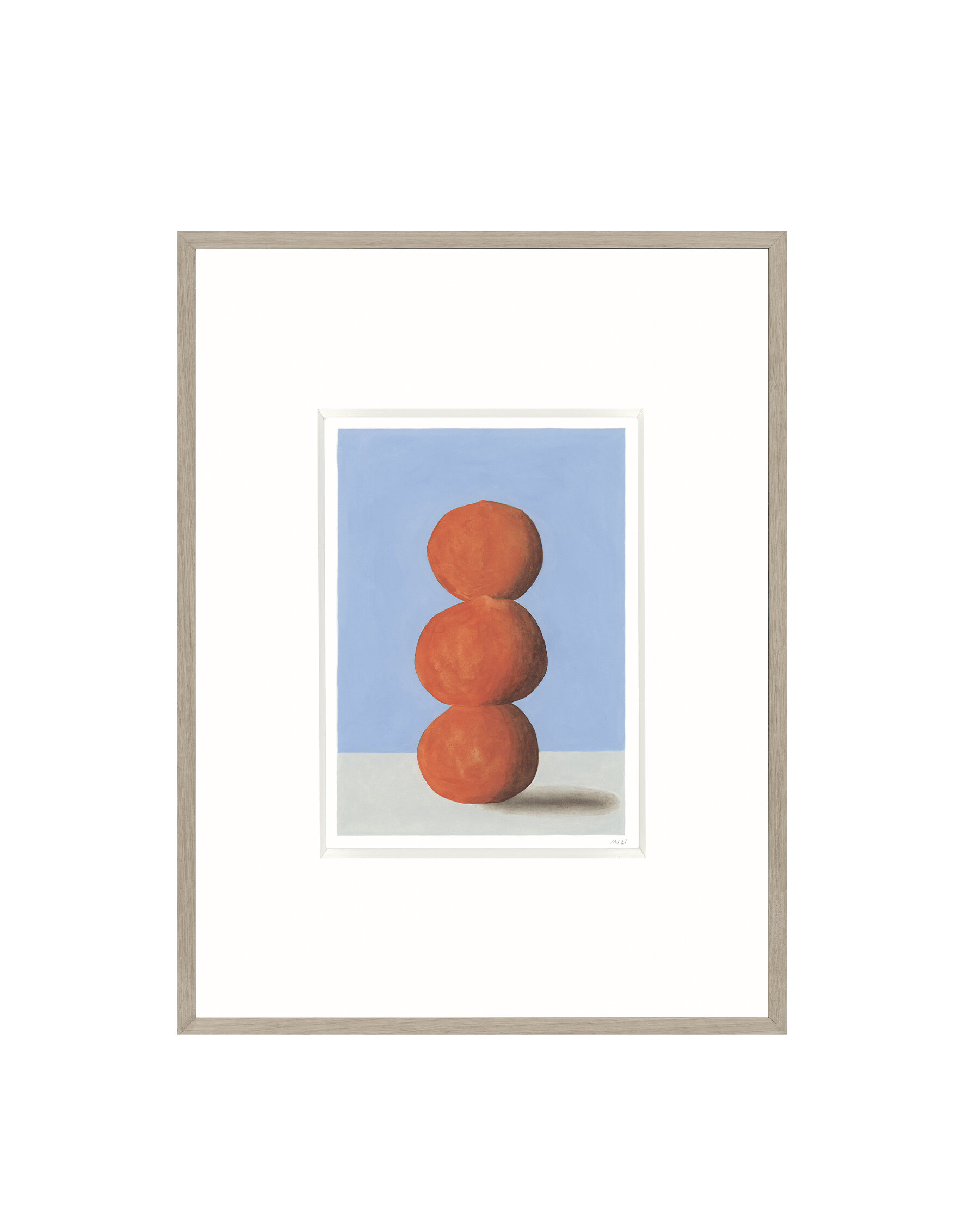 Title: Stacked clementines