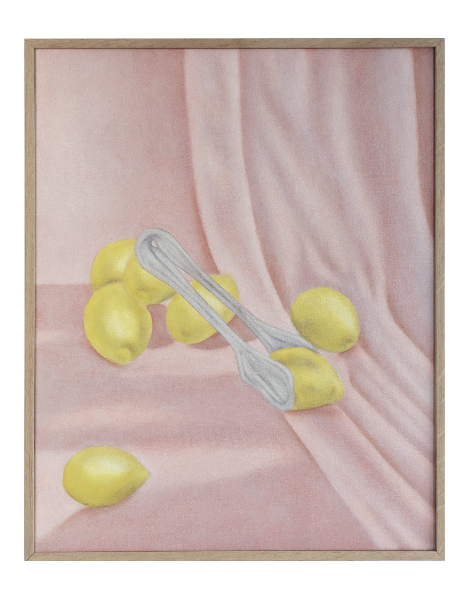 Lemons on Pink Cloth