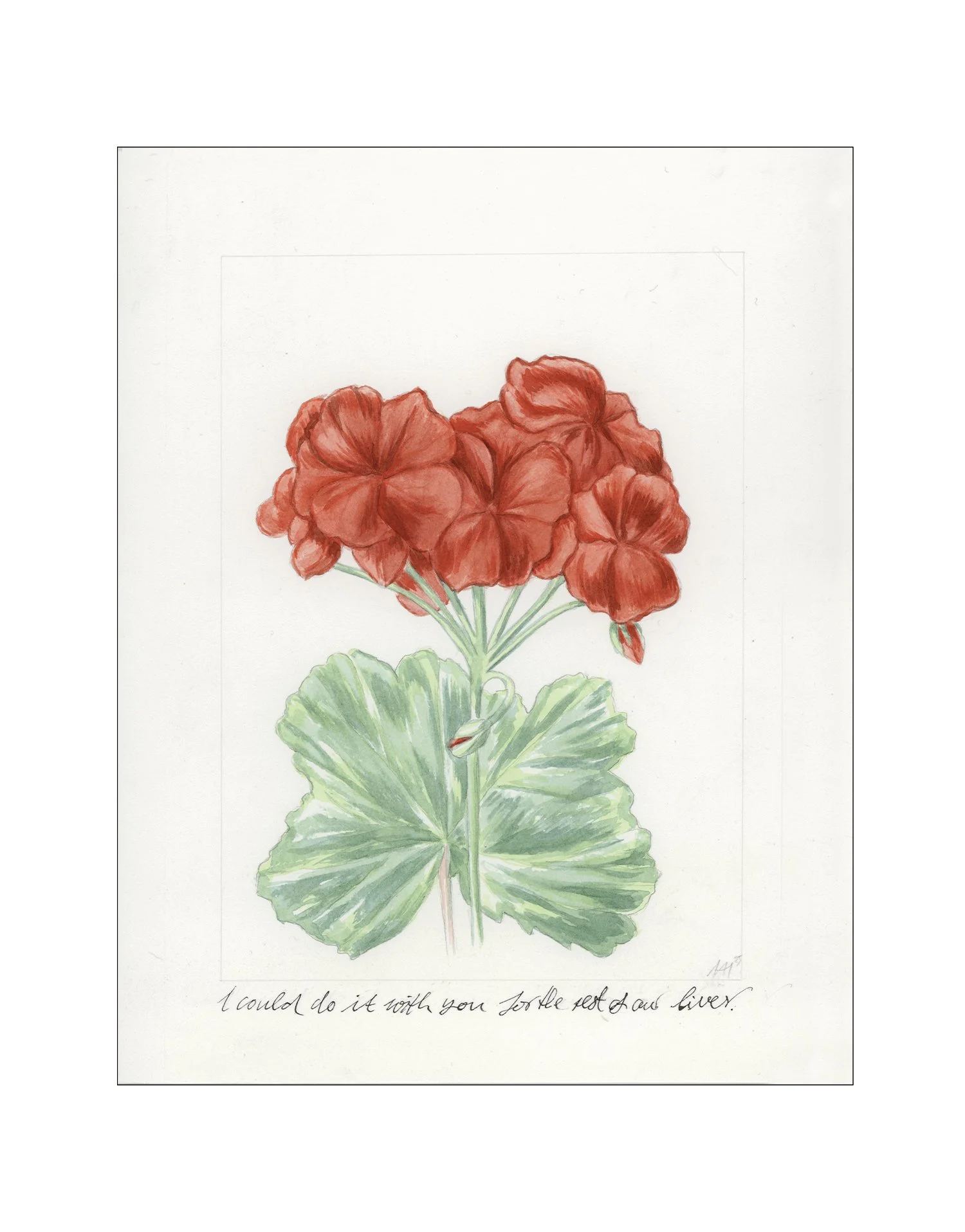 I could do it with you for the rest of our lives