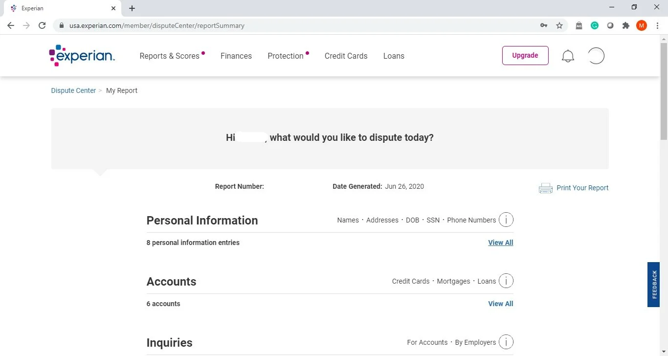 Experian Website Example How to File a Personal Statement with Experian — Tzedek DC