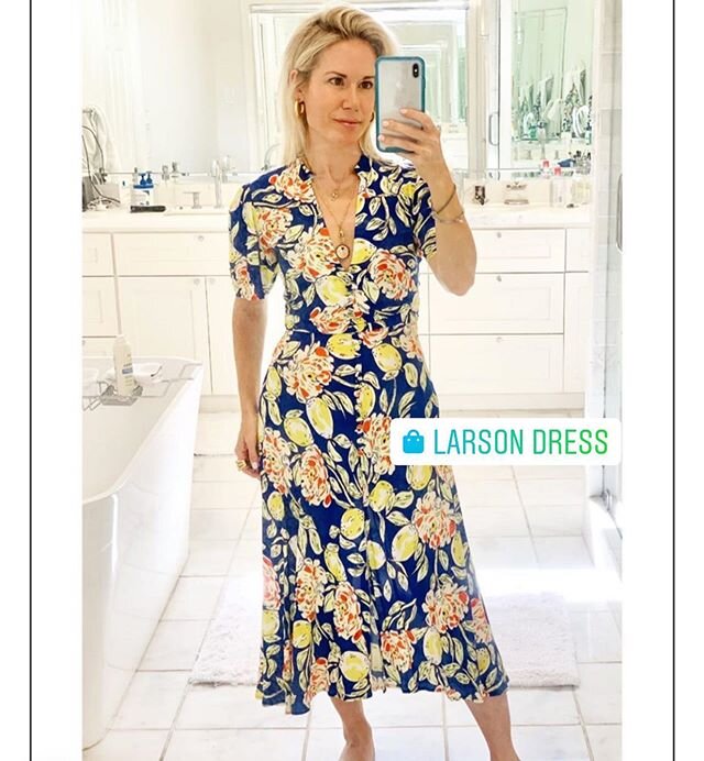 Hunter @hunterbellnyc styles the Larson dress 3 great ways for you ! It is available in store now at K!