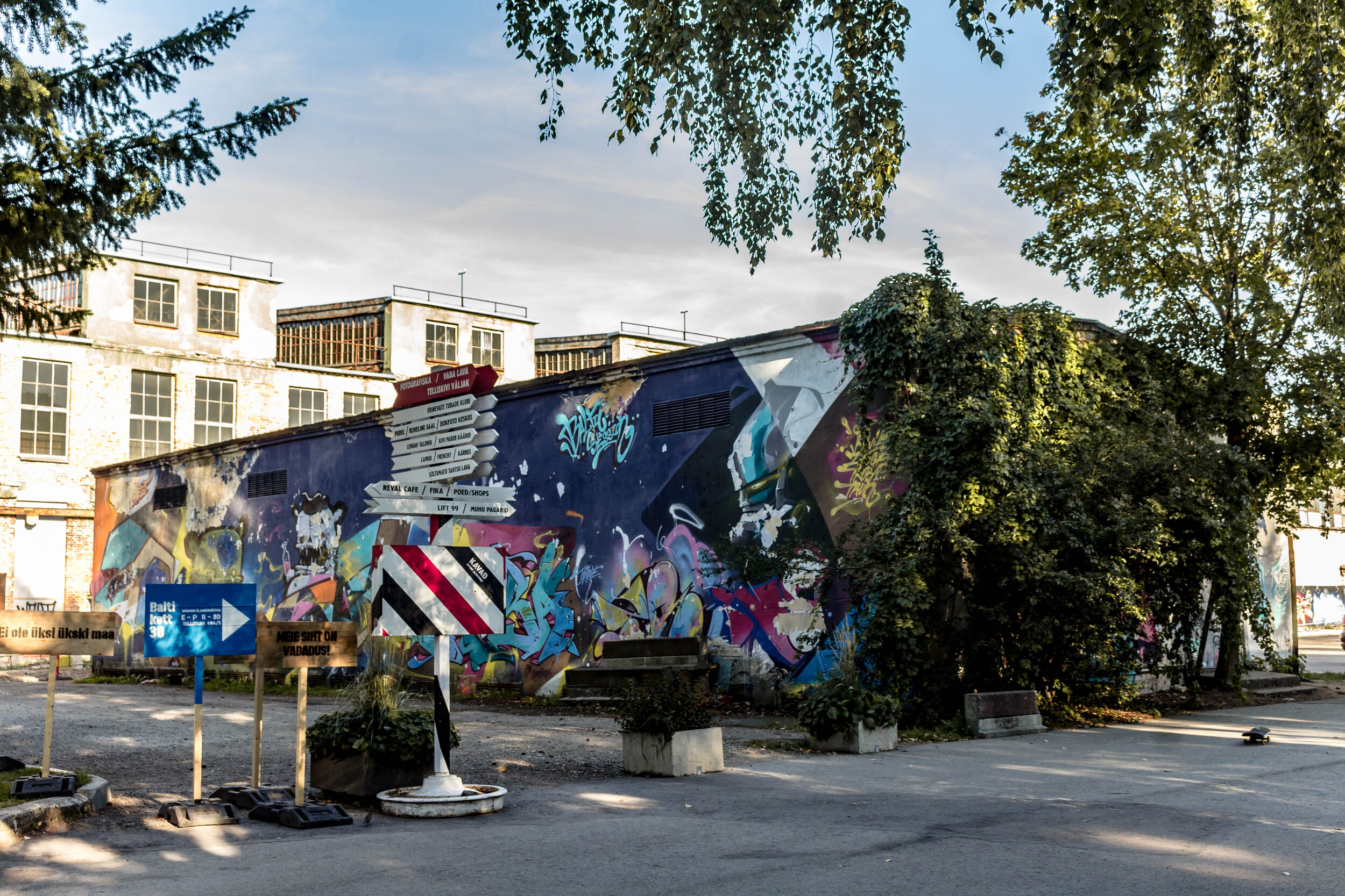 street art in Tallinn, Estonia