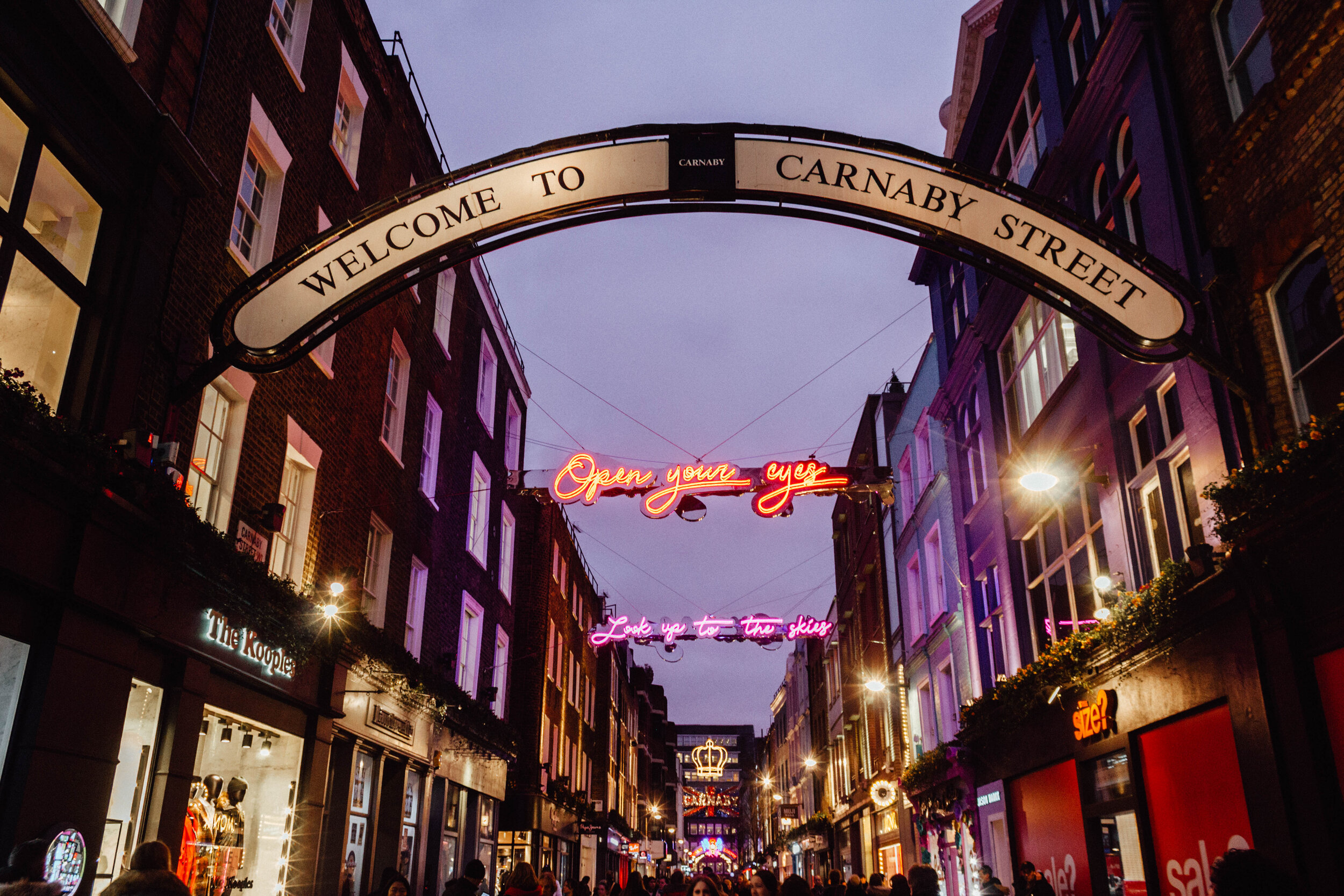 Carnaby Street Christmas lights