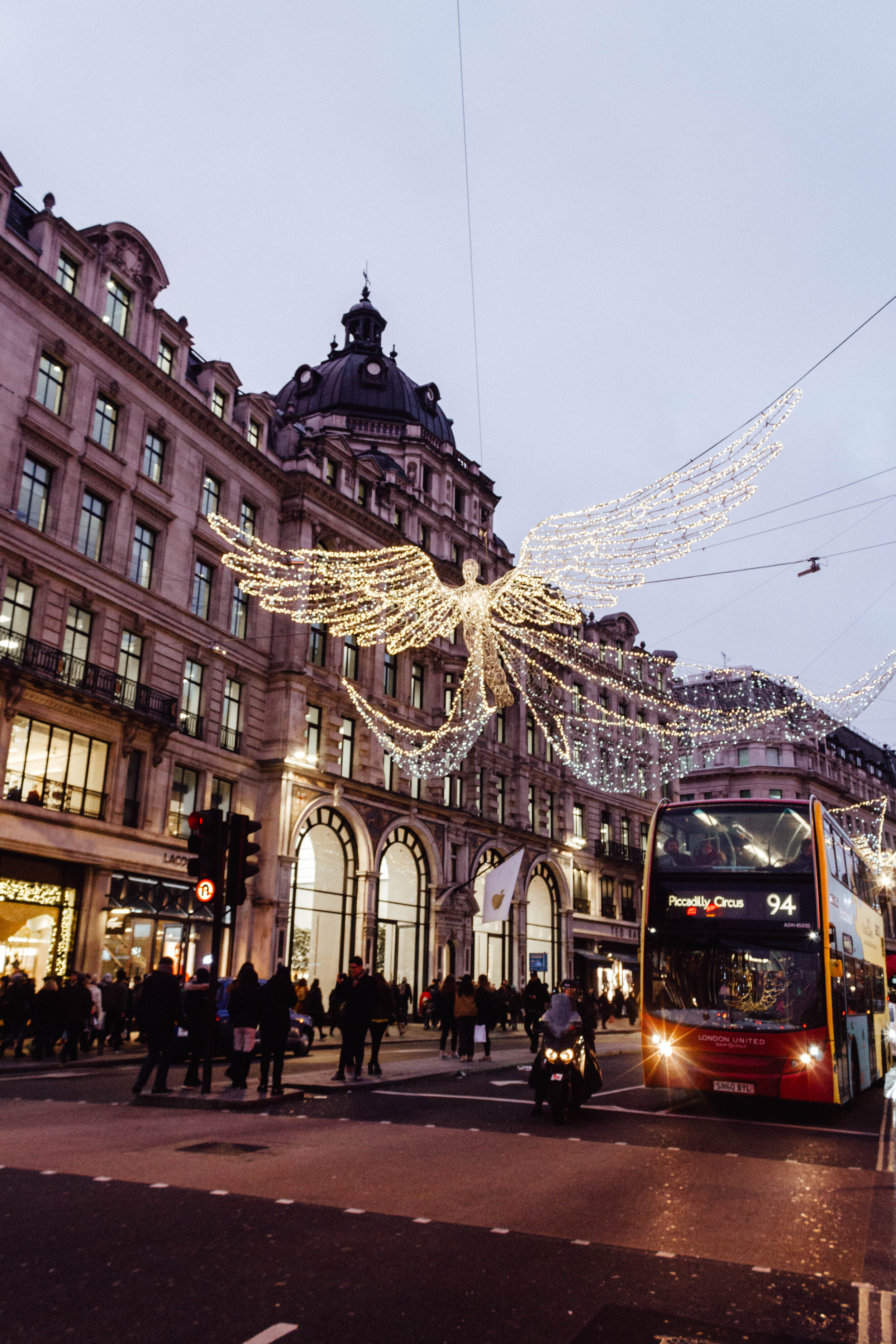 Christmas lights in London