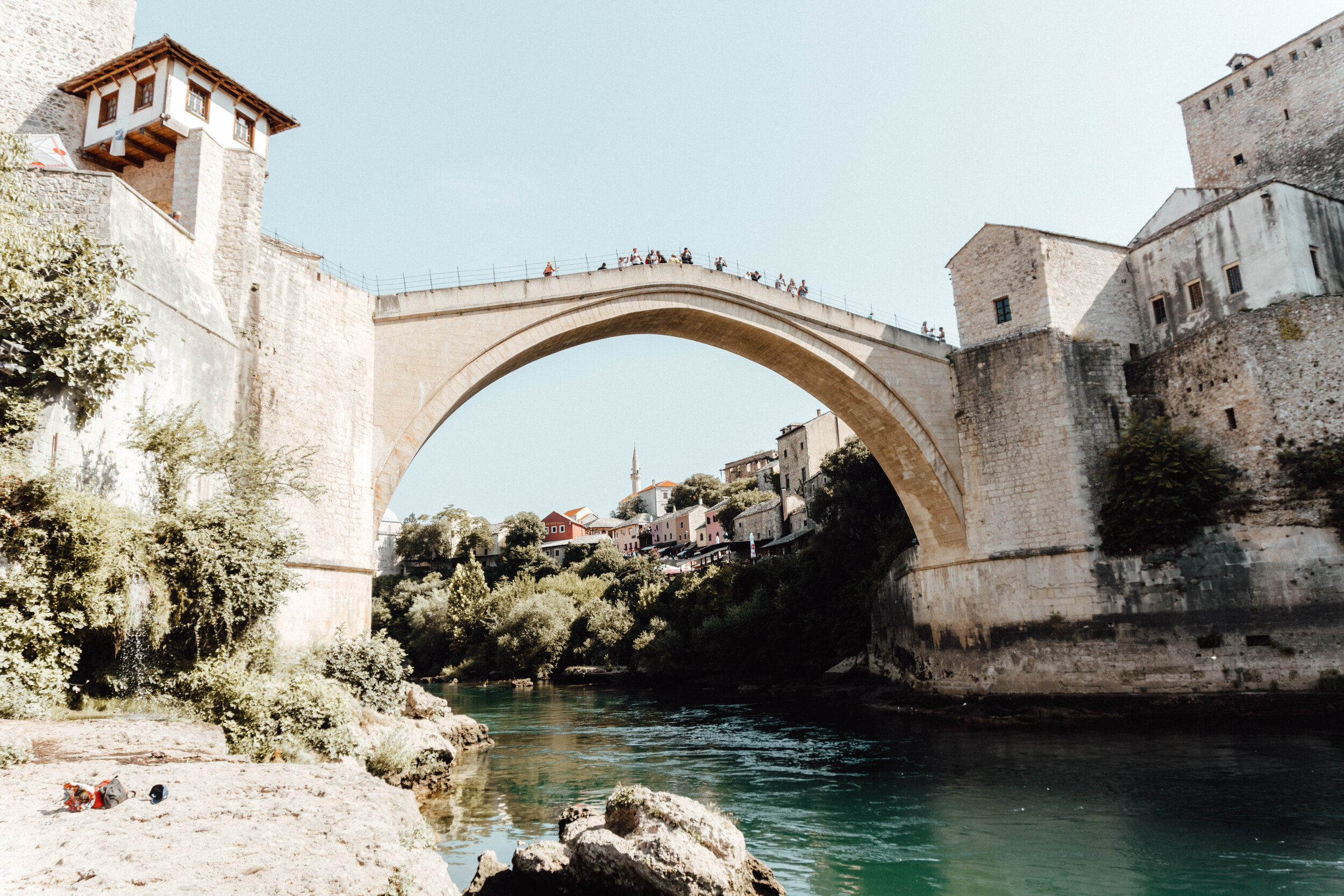 the bridge in Mostar, Bosnia and Herzegovina