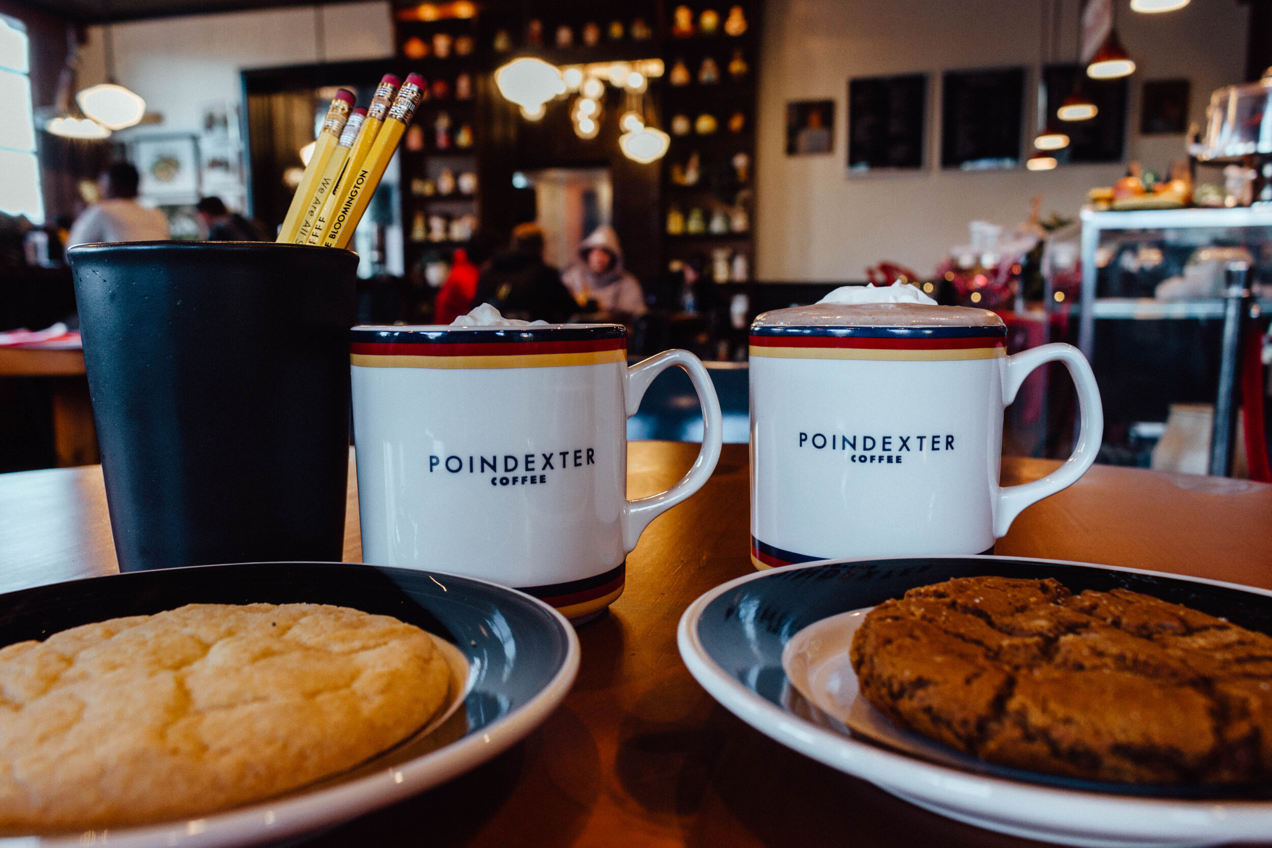 Poindexter coffee in Bloomington, Indiana