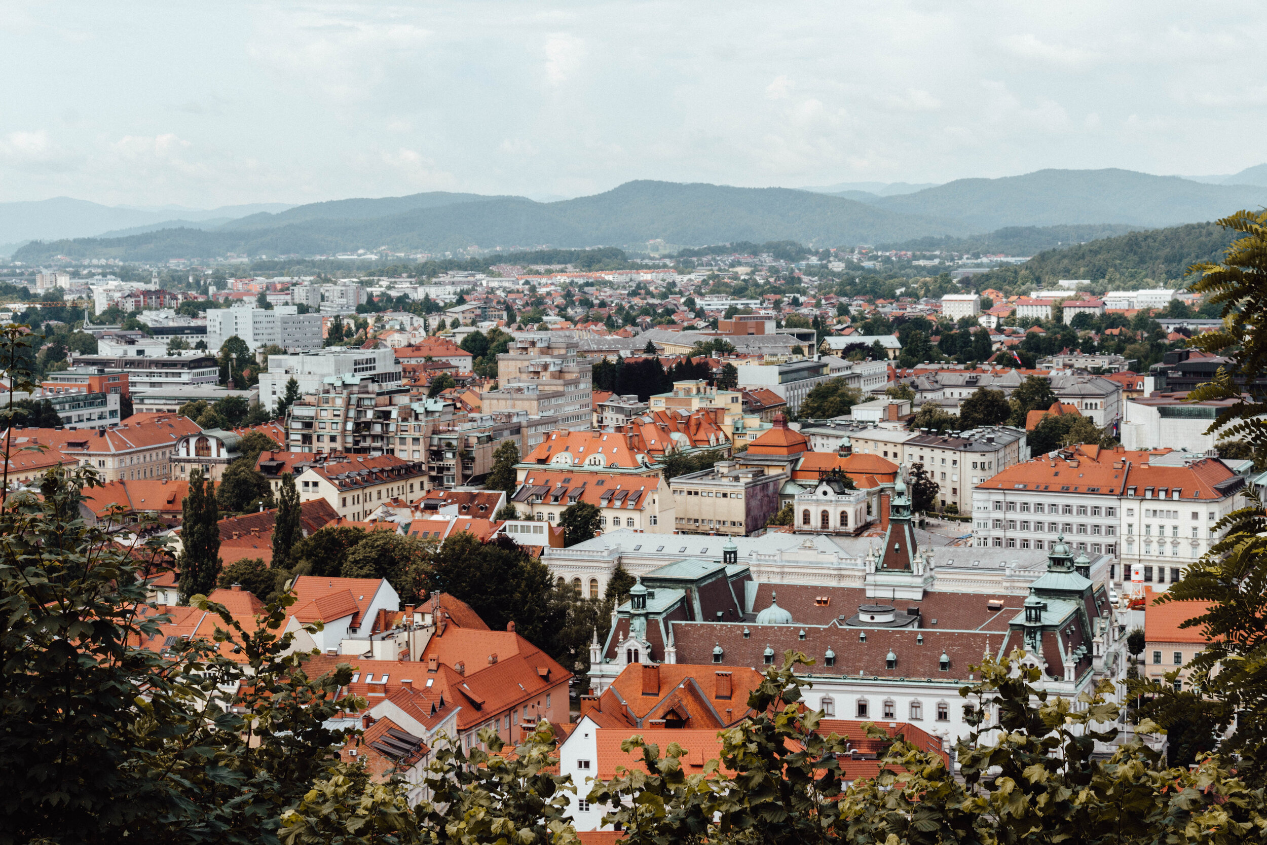 view of Ljubljana, Slovenia