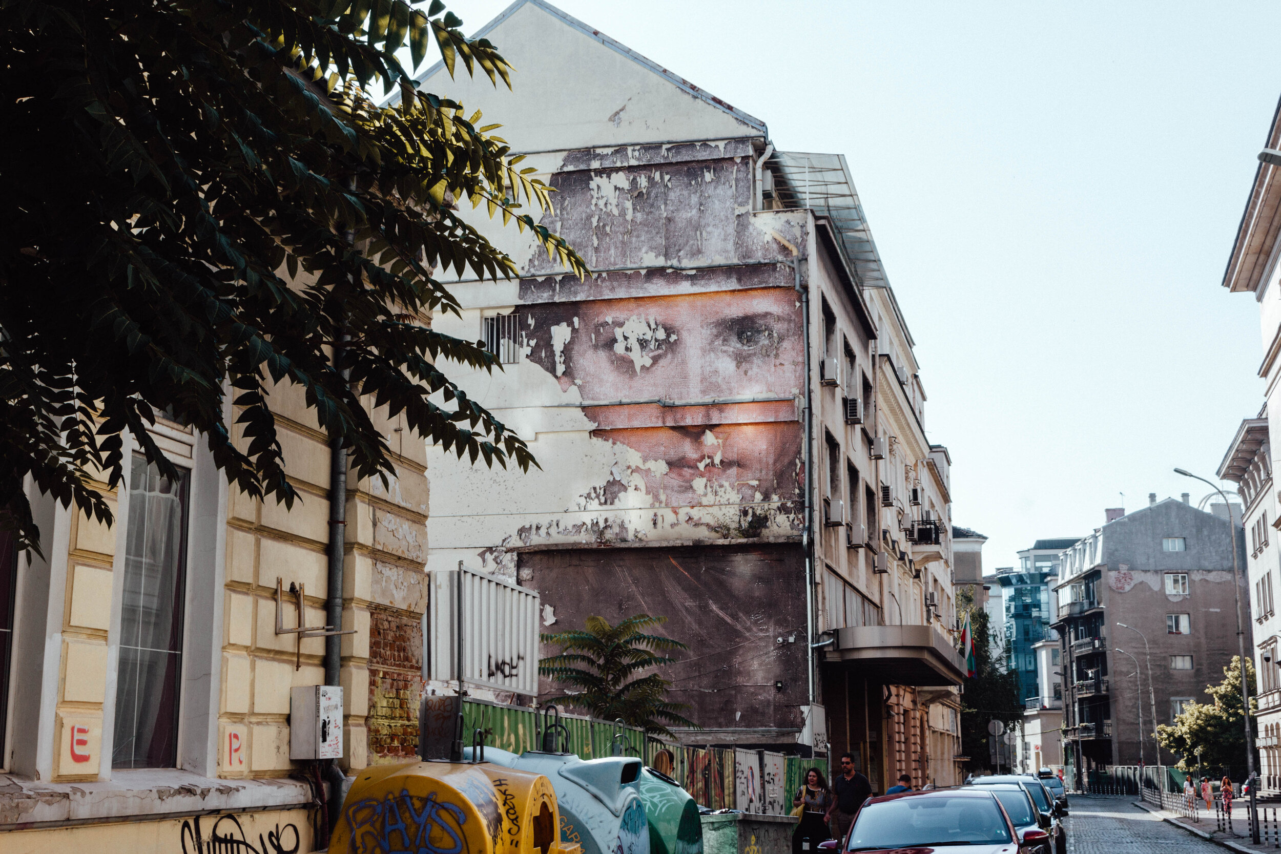 street art in Sofia, Bulgaria