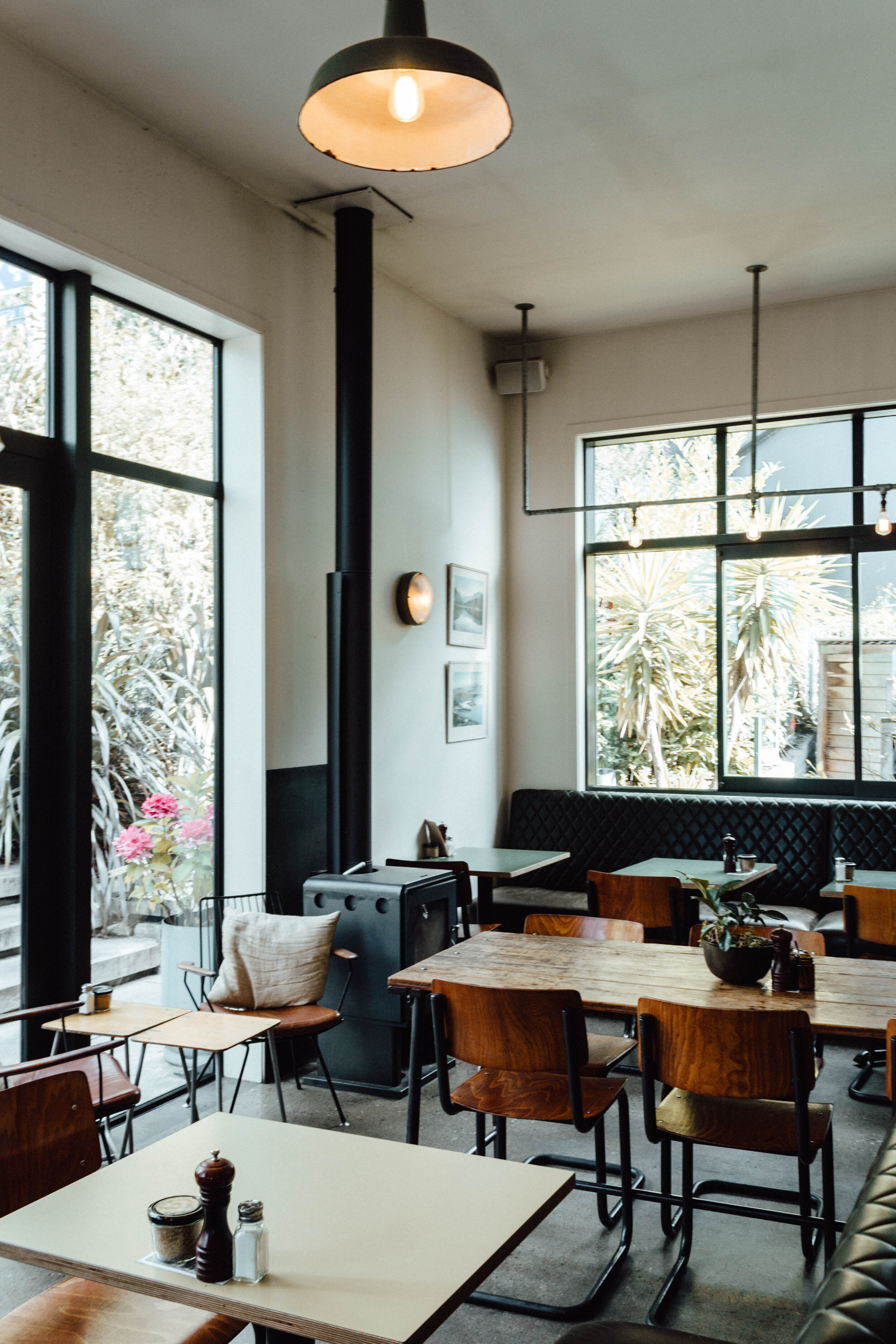 cafe interior in Queenstown, New Zealand