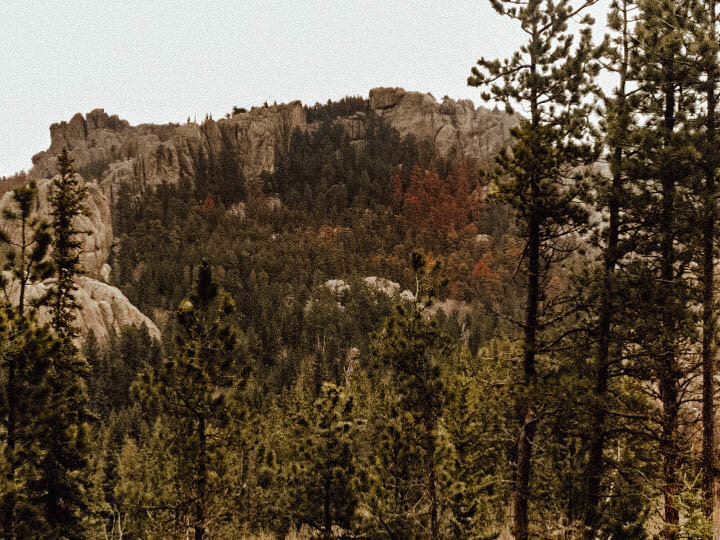 the mountain ranges in the black hills