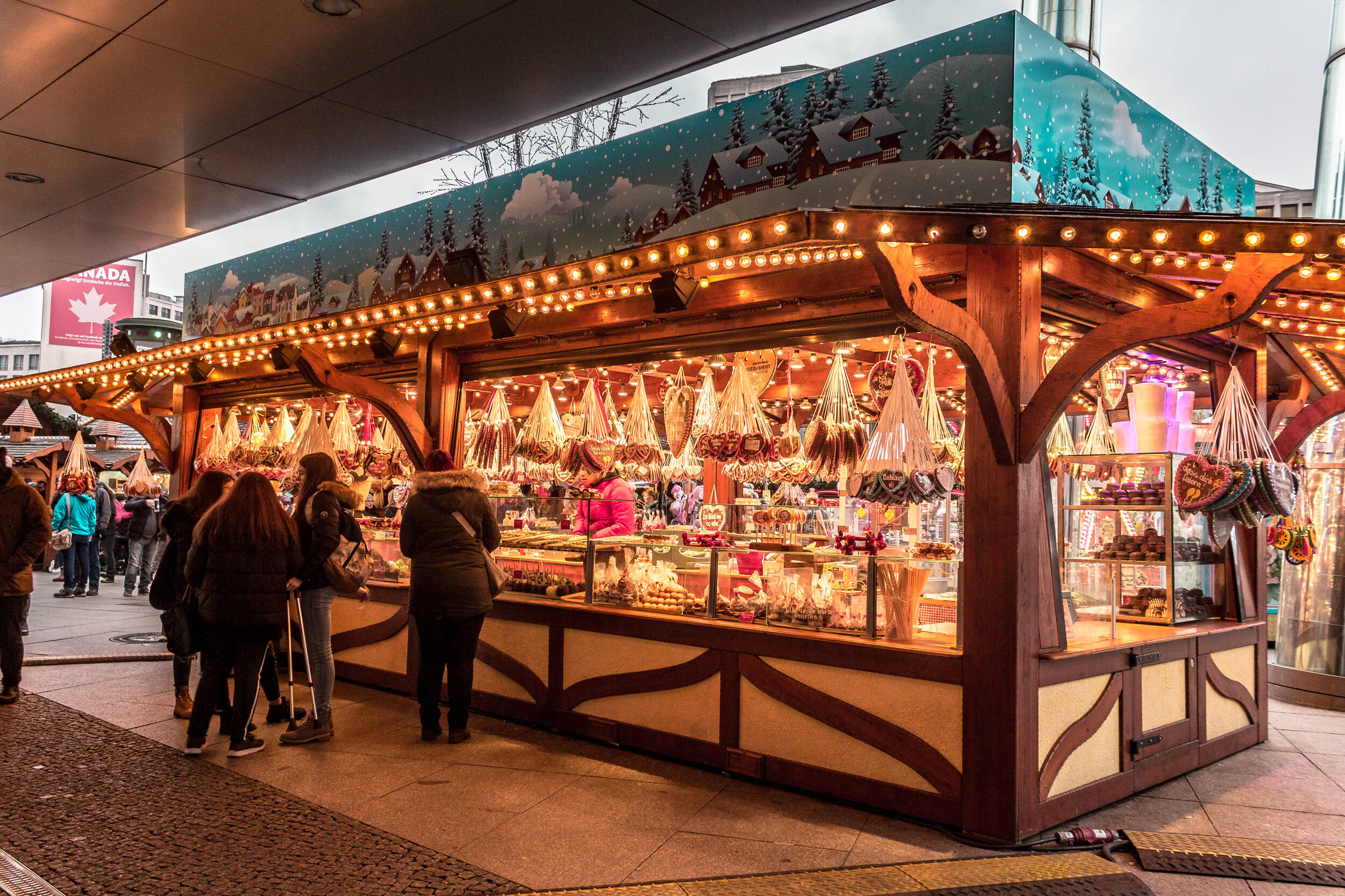 a stall at a Christmas Market in Berlin, Germany