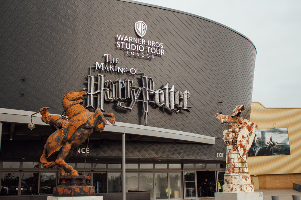 visiting Harry Potter Studios in London, England — 