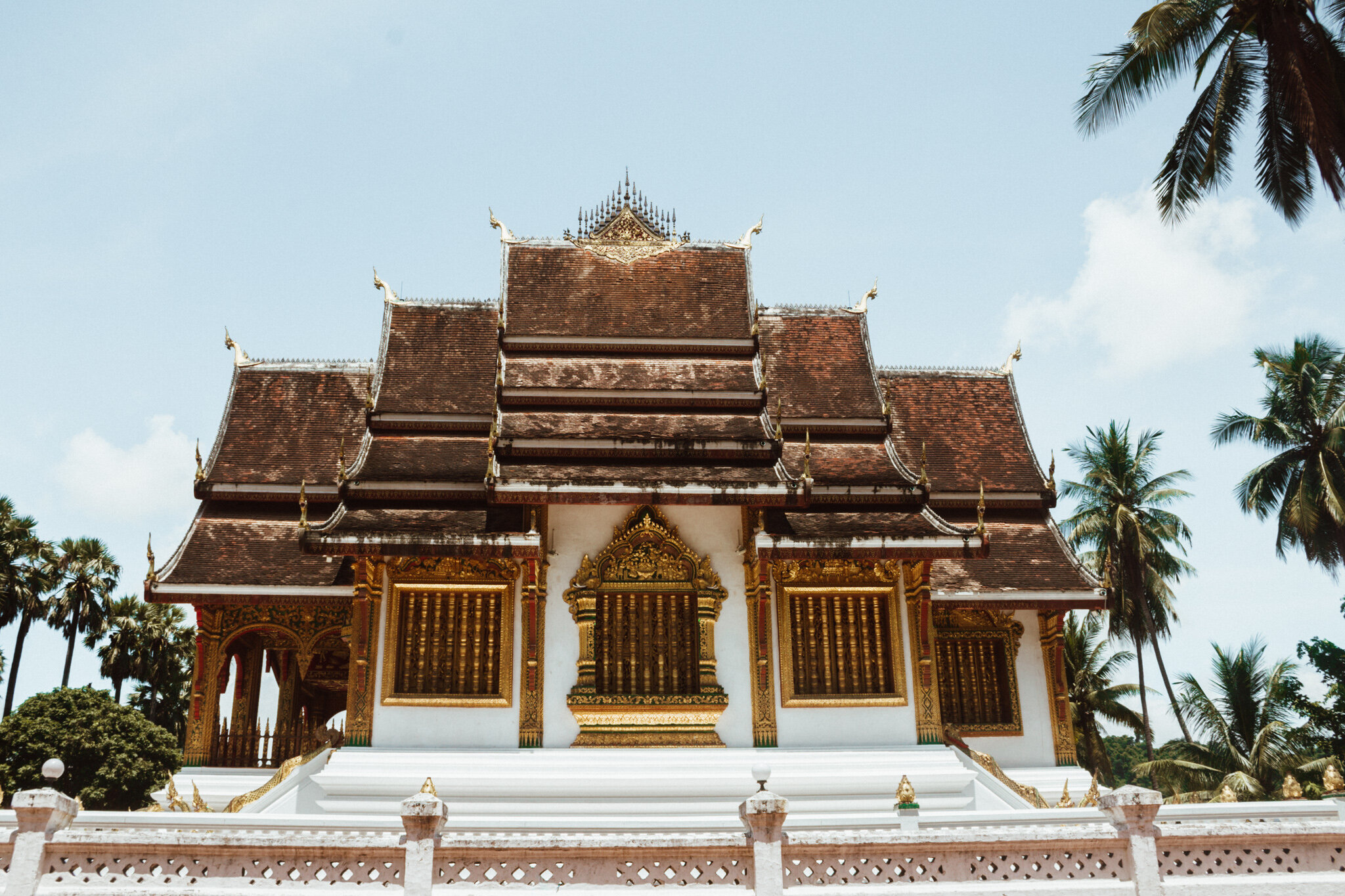 a temple in Luang Prabang