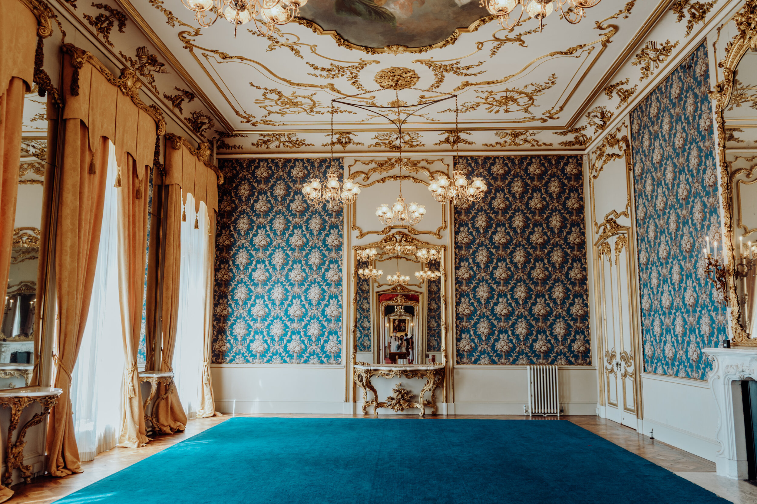 Wrest Park manor house interior, UK