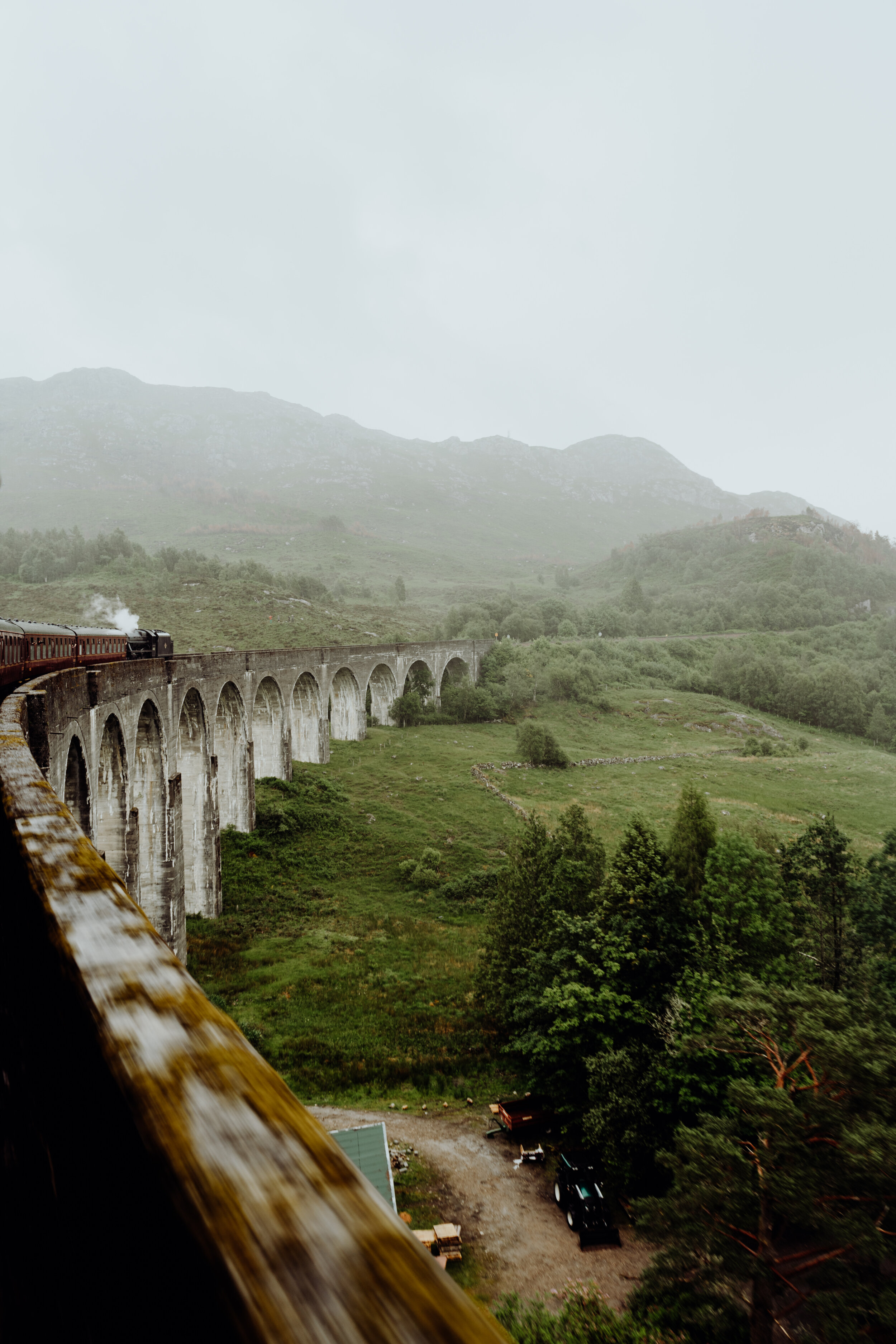 Jacobite steam train, the Harry Potter train, Scotland