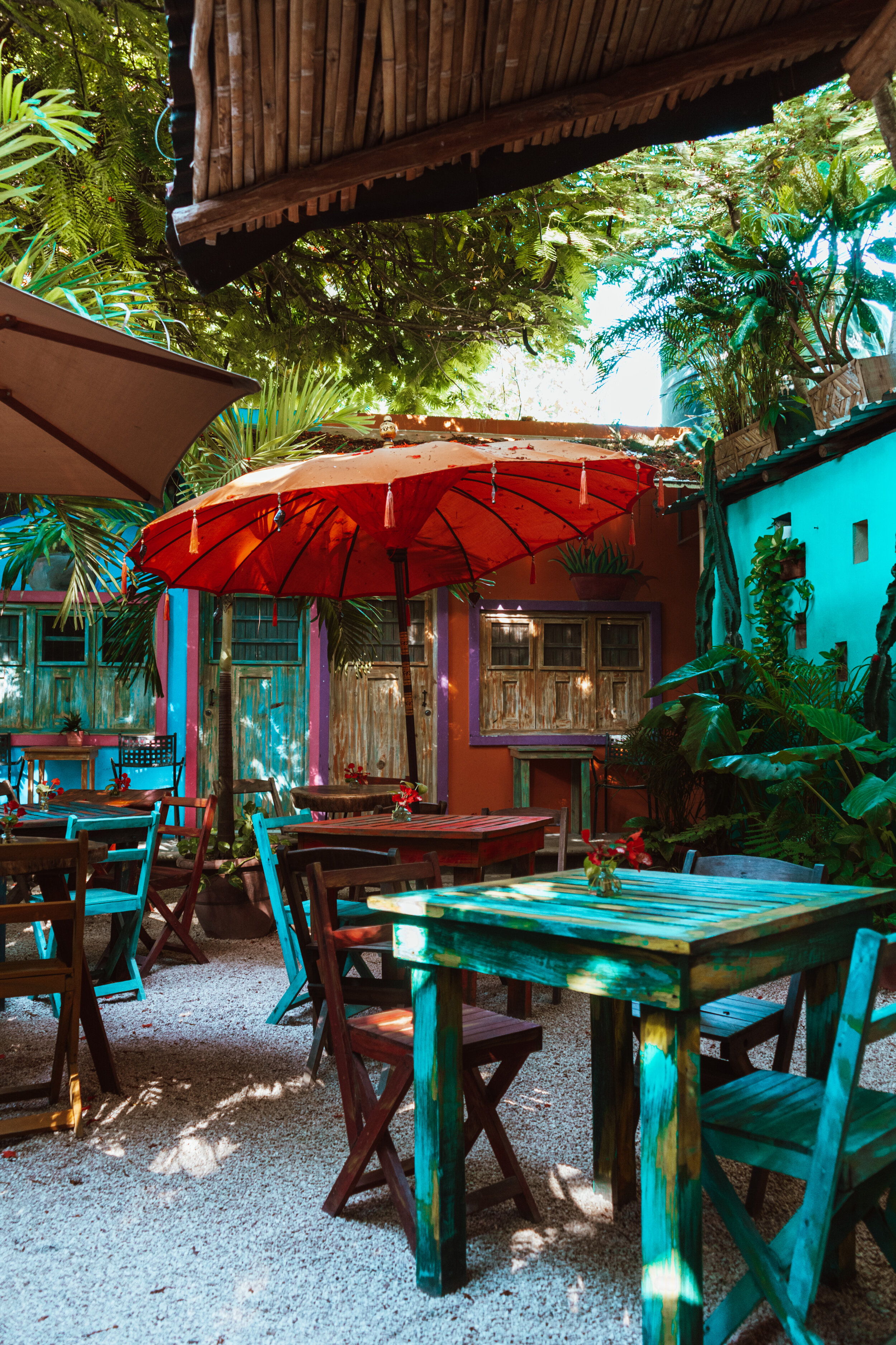 restaurant interior Tulum, Mexico