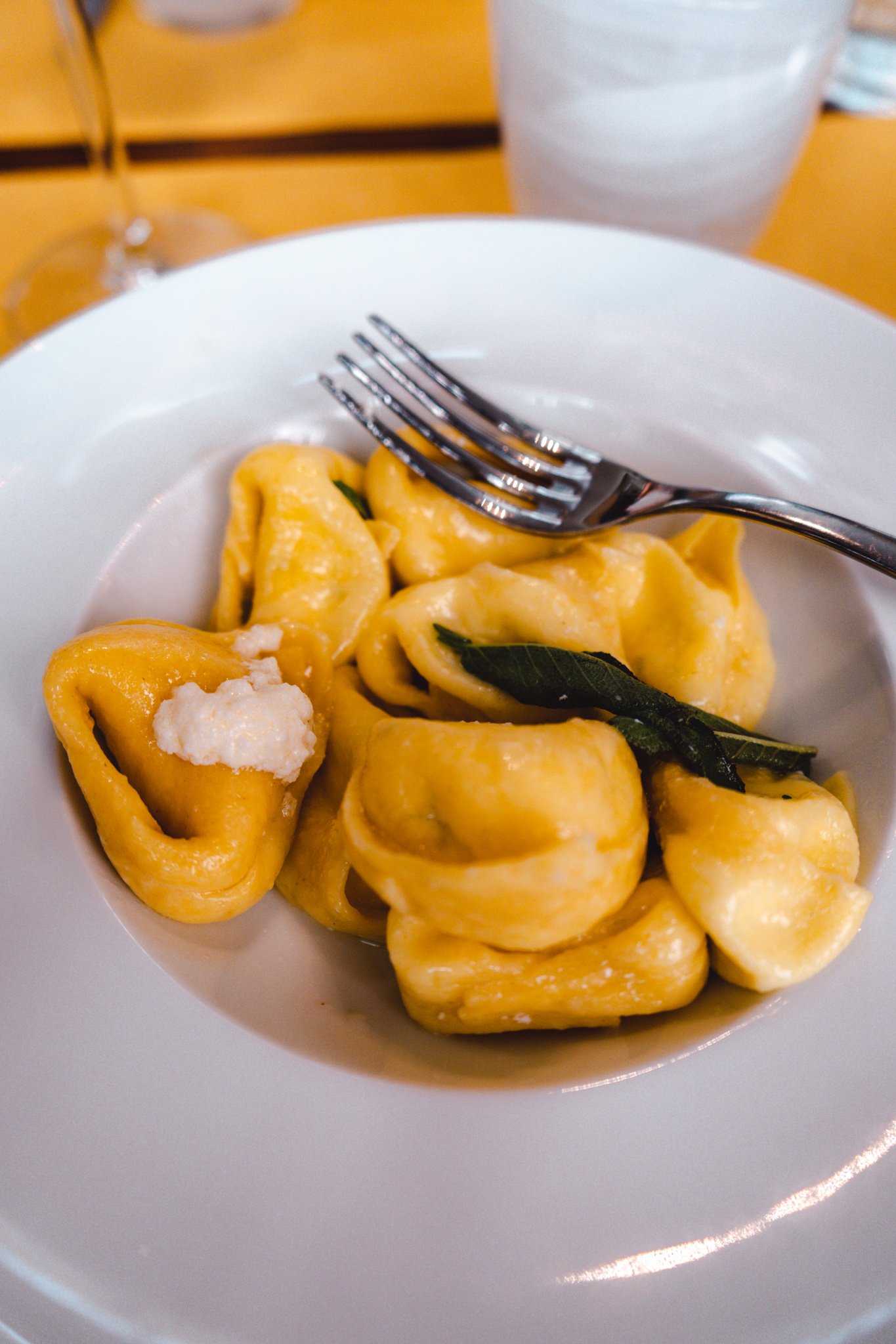 best tortellini in Bologna, Italy