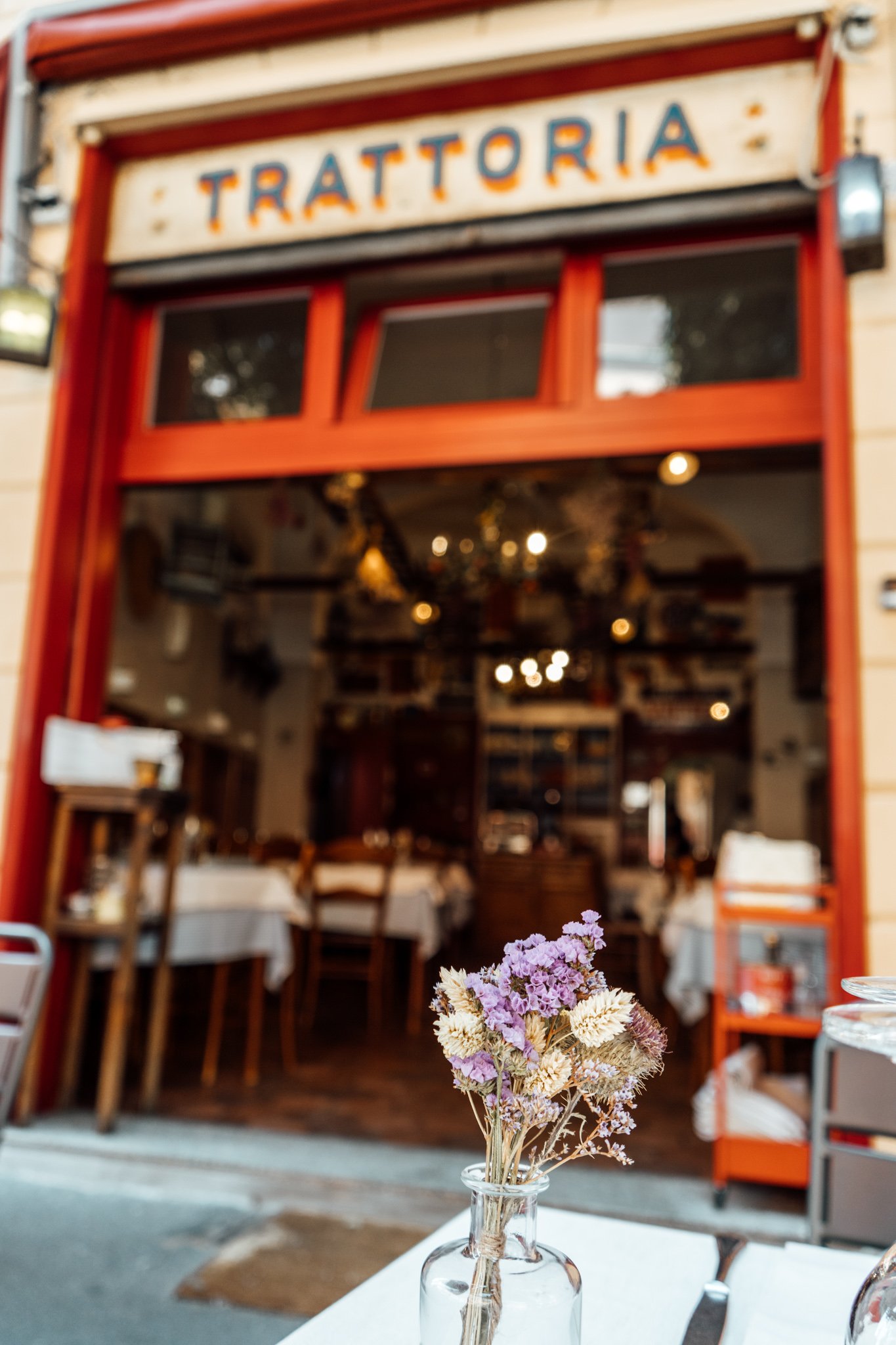 Trattoria restaurant, Bologna, Italy