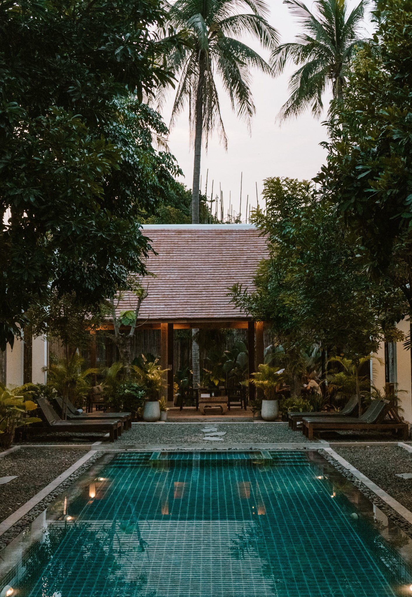 swimming pool at Le Sen Boutique Hotel