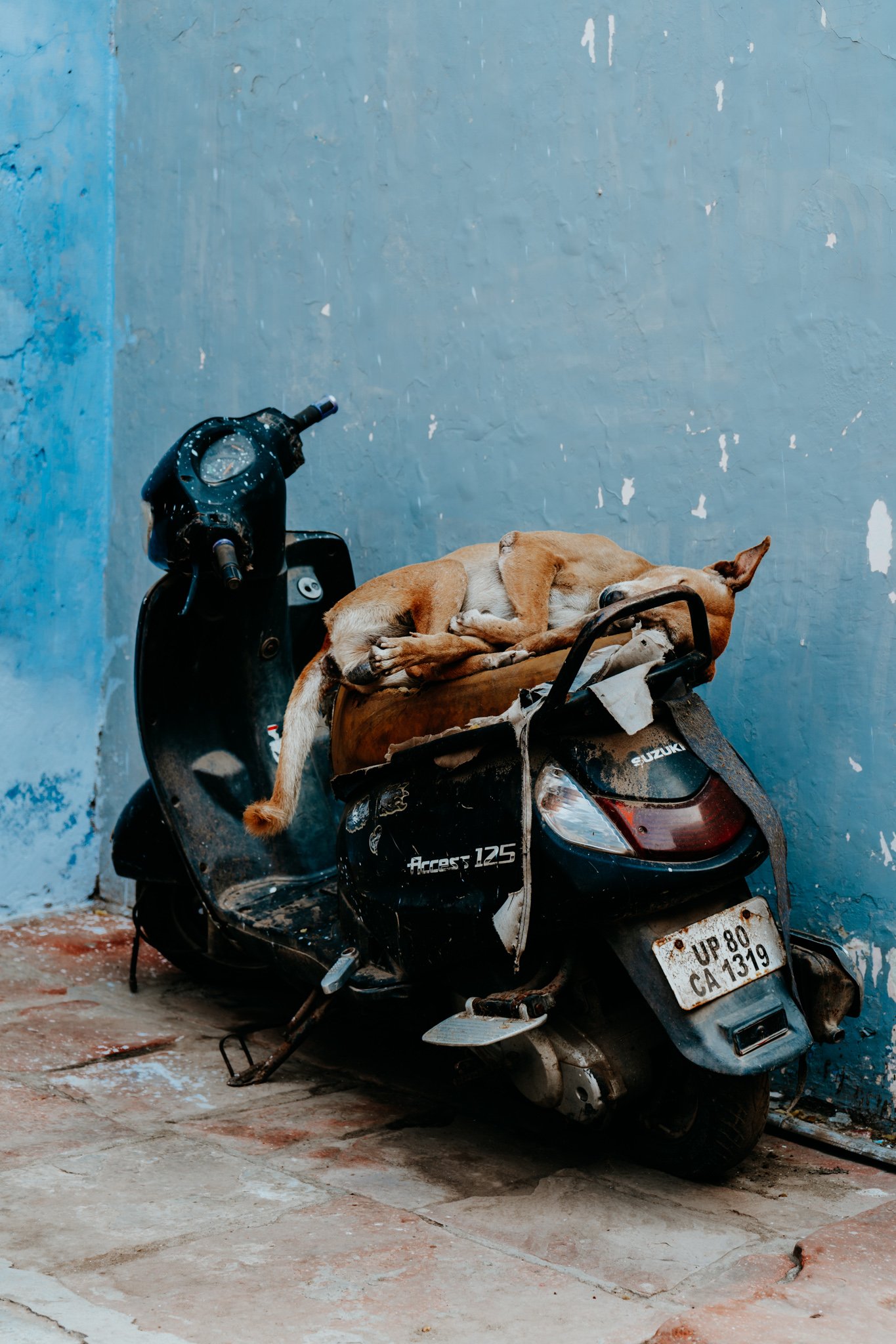 motorbike in Agra