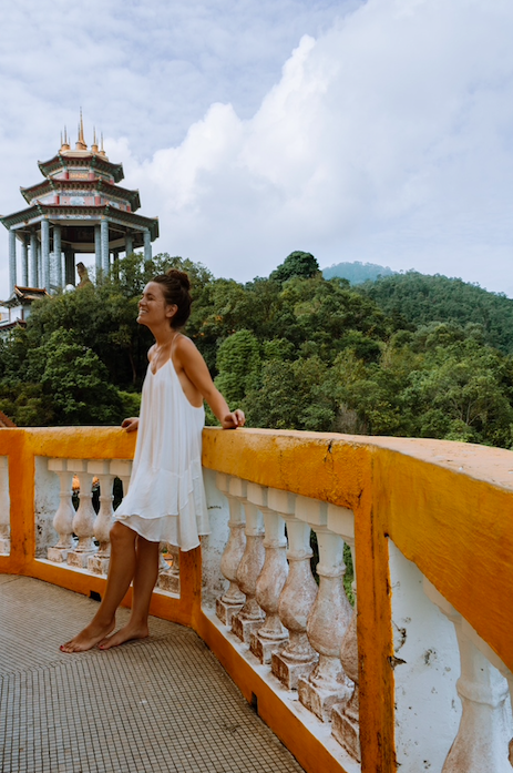 landscape at Kek Lok Si Temple in Penang, Malaysia