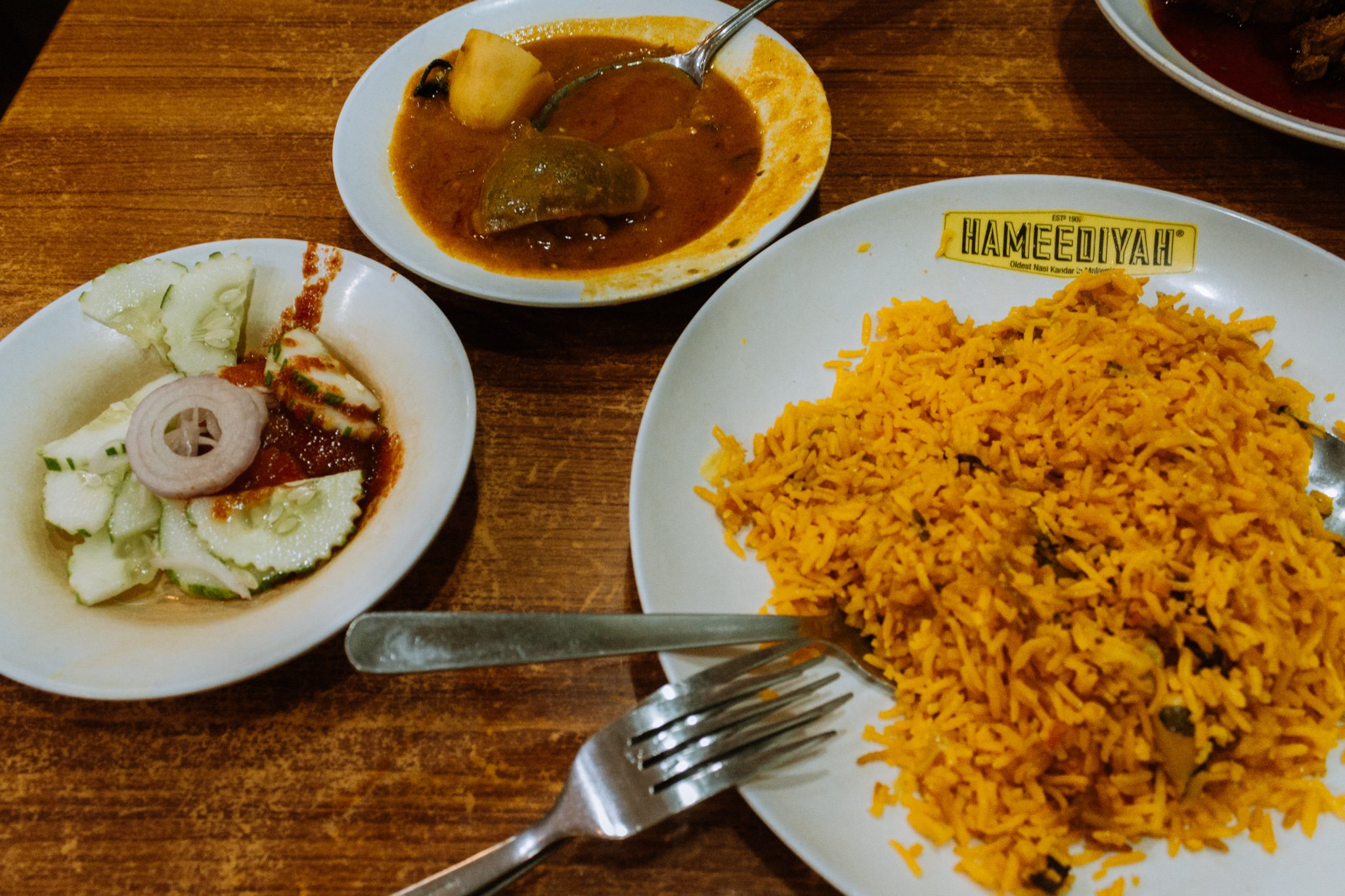 A local curry dish in Penang, Malaysia