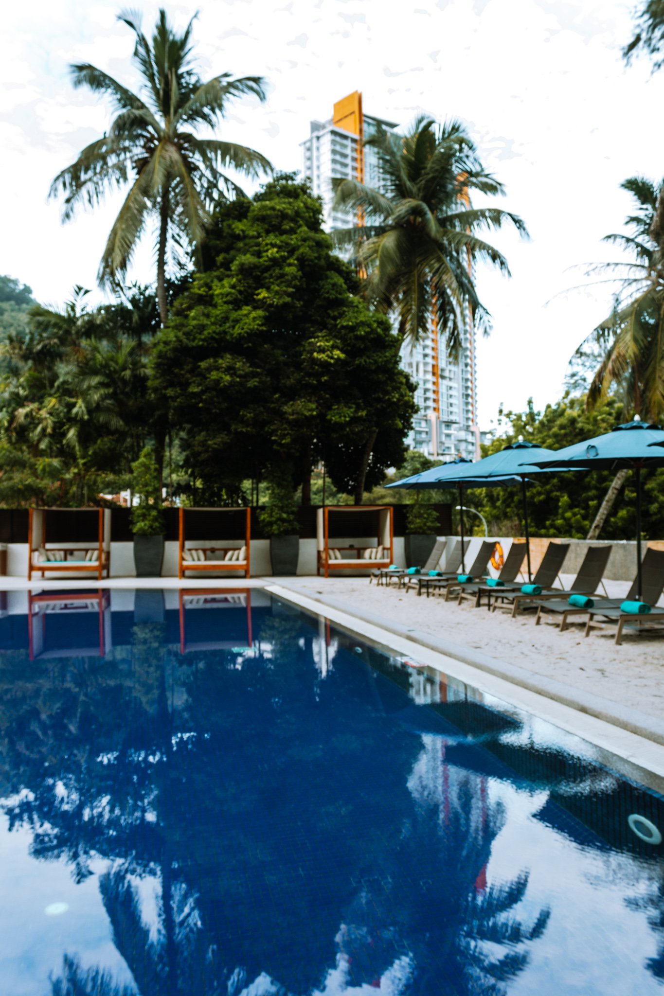 The pool at DoubleTree Resort by Hilton, Penang, Malaysia