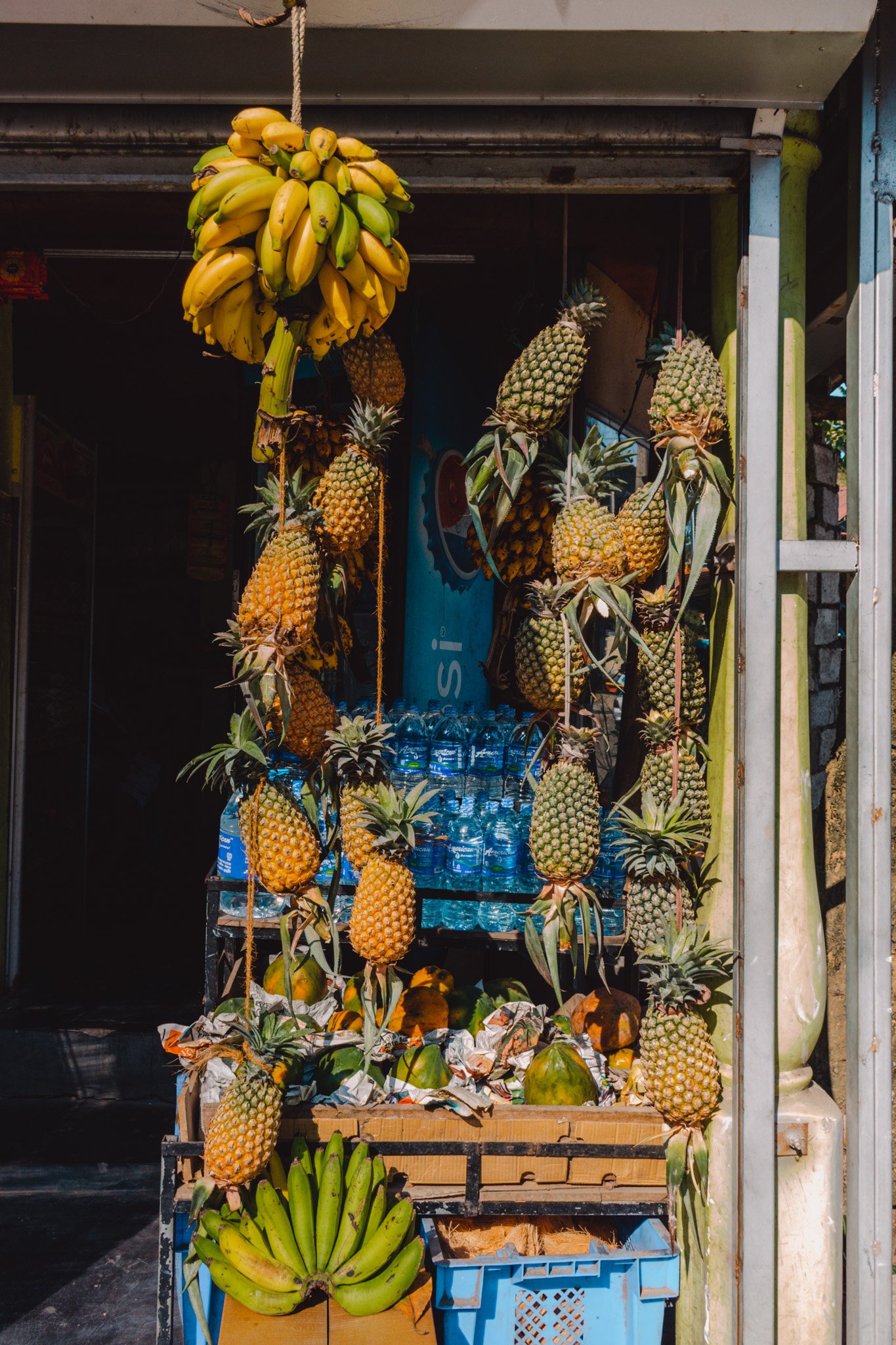 A local fruit shop in Ella, Sri Lanka
