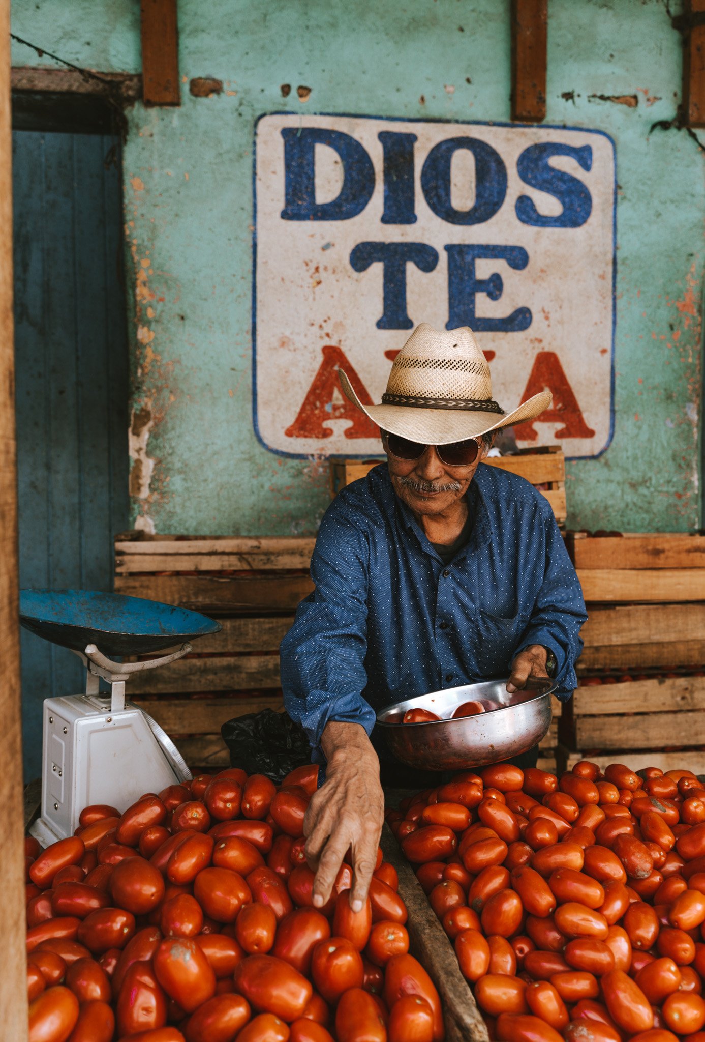 local market in Lake Atitlan