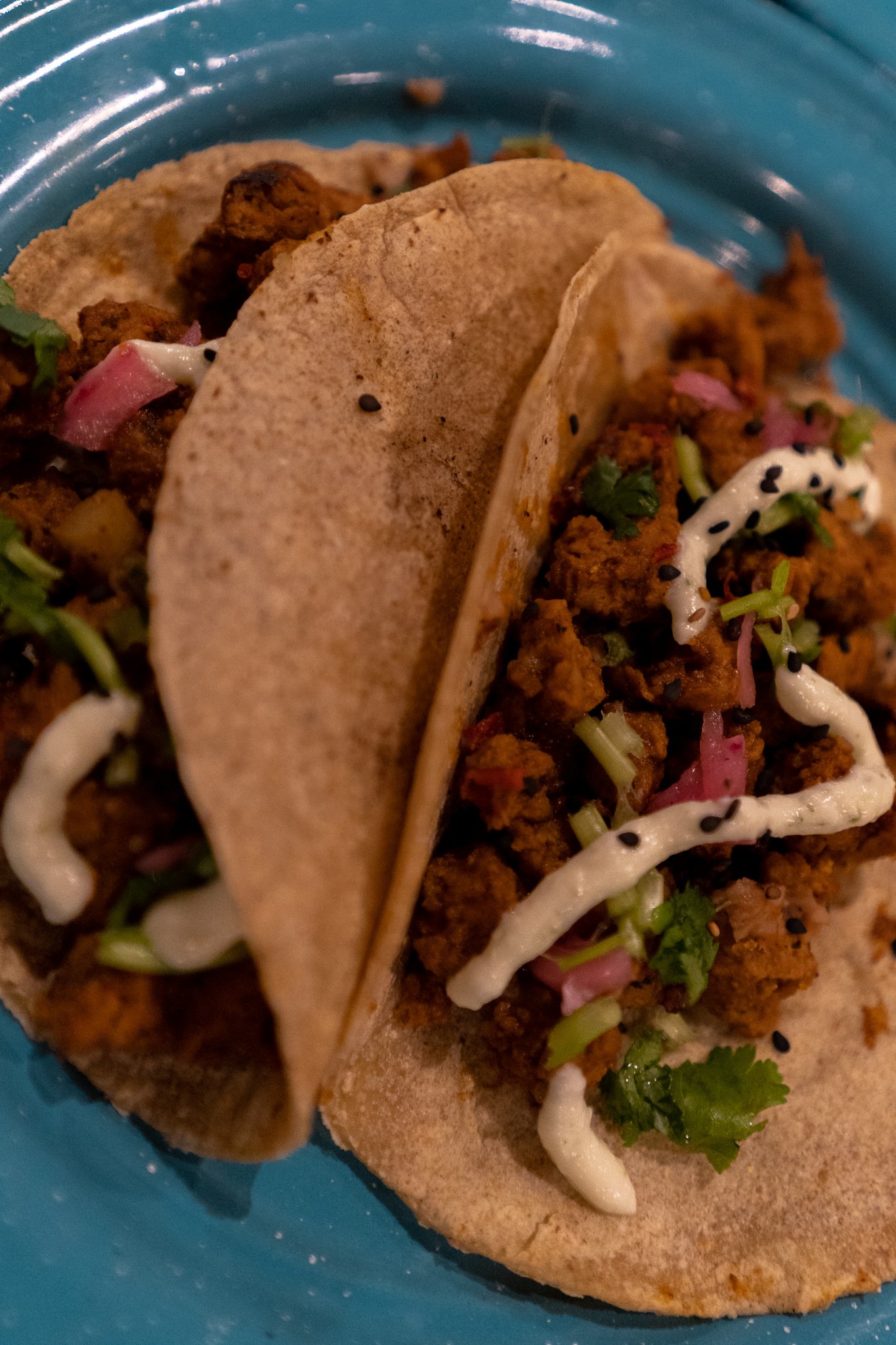 vegan tacos in Condesa in Mexico City