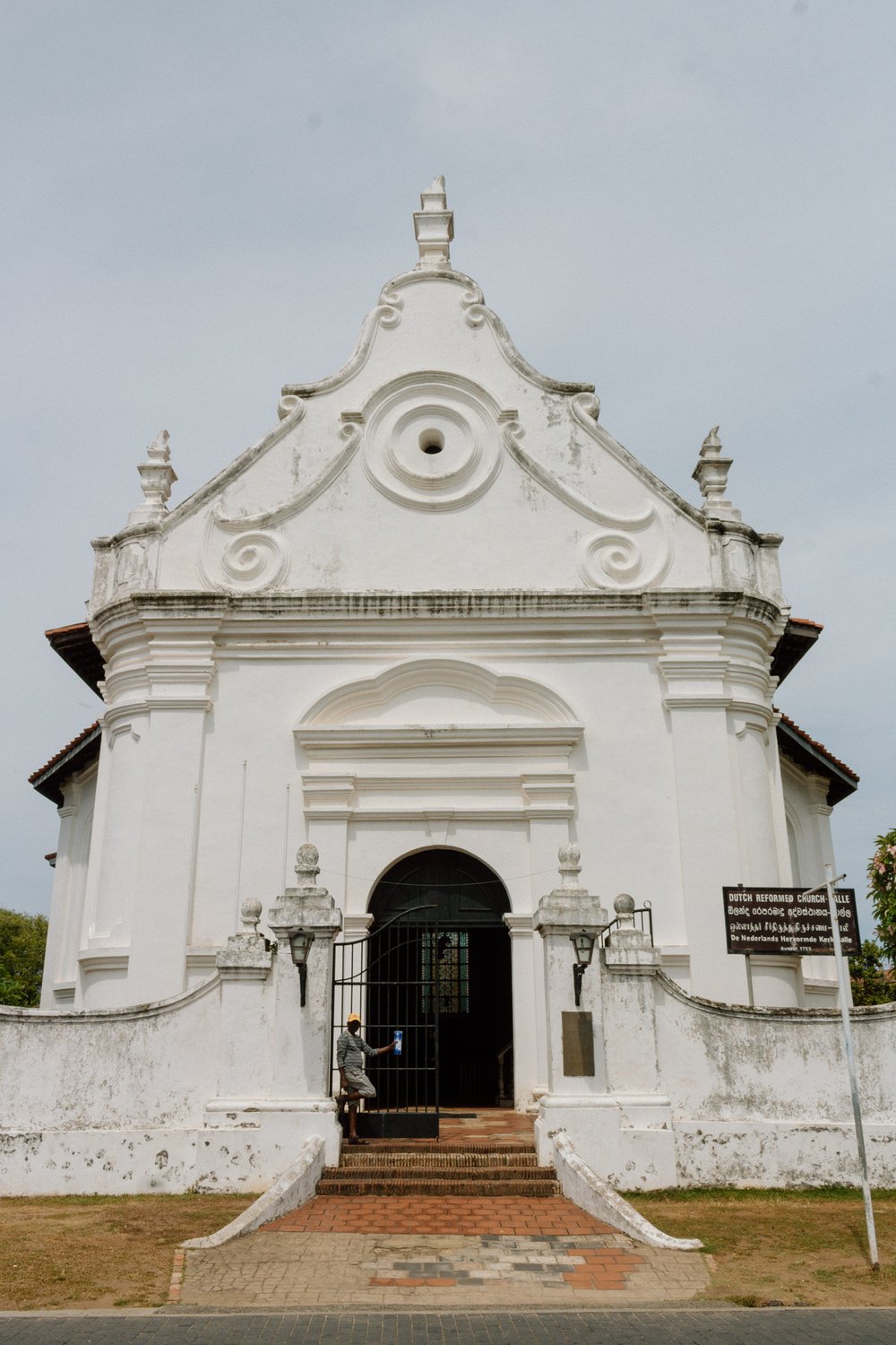 one of the many churches in Galle