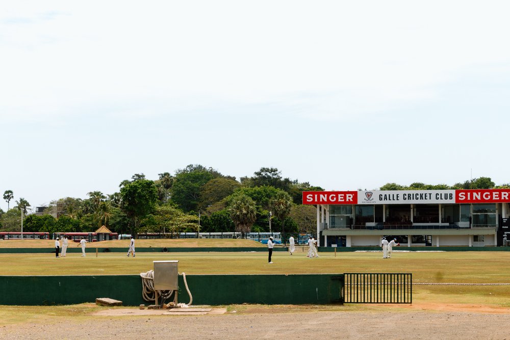 cricket grounds at Galle Fort 
