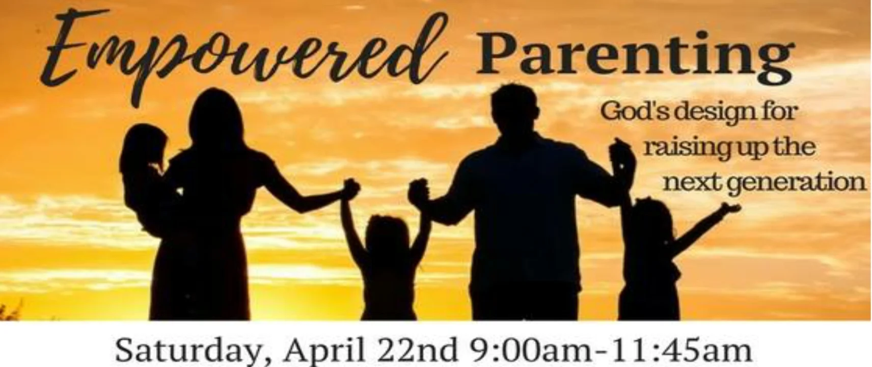 Mark your calendar for this great workshop. This is open to our church as well as our communities. Feel free to invite a friend.