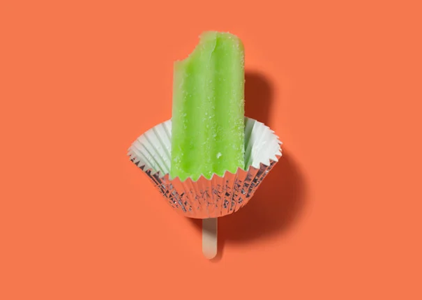 Summer Life Hack-Cupcake wrapper to catch Popsicle drips...who knew?!