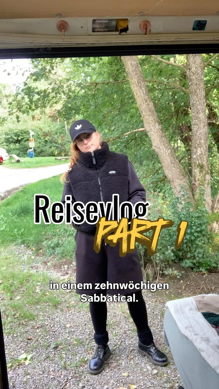 - Reisevlog Part 1 - der letzten Wochen meines 10 wöchigen Sabbaticals. Diesmal hat es uns nach Süddeutschland verschlagen, um die Schönheiten zu genießen und Freund*innen zu besuchen. 
Wo würde es euch hin verschlagen, wenn