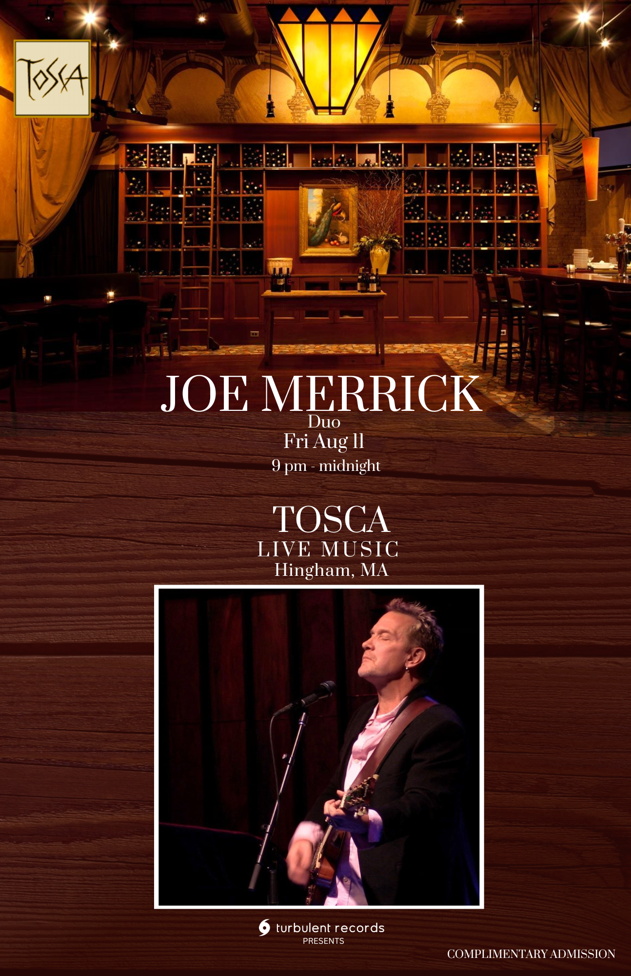 Joe Merrick Tosca Music Fri Aug 11.png