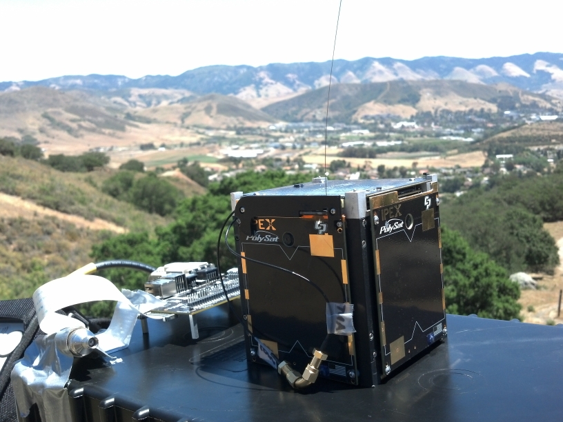 Out of frame to the right is our home at Cal Poly!